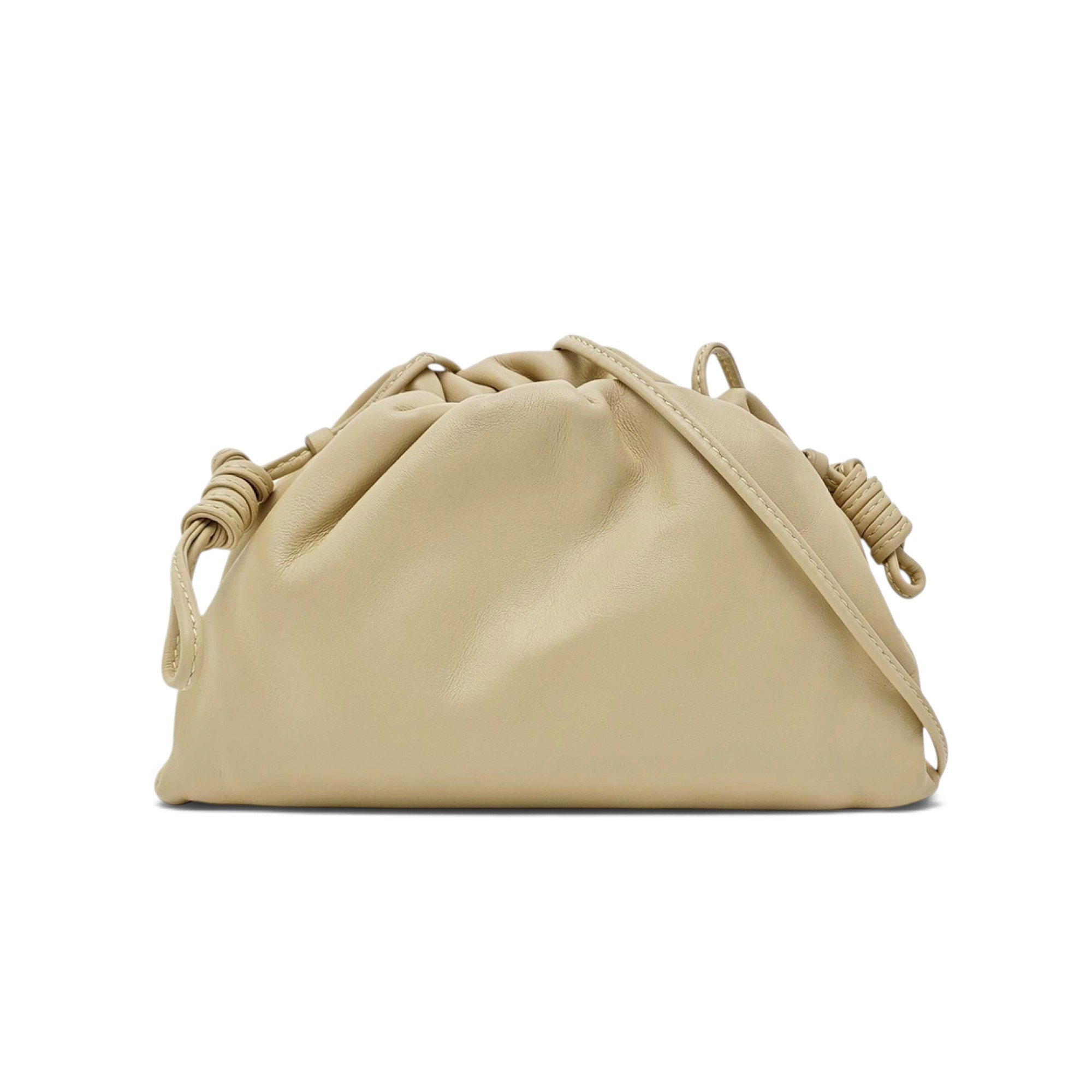 Pouch leather handbag