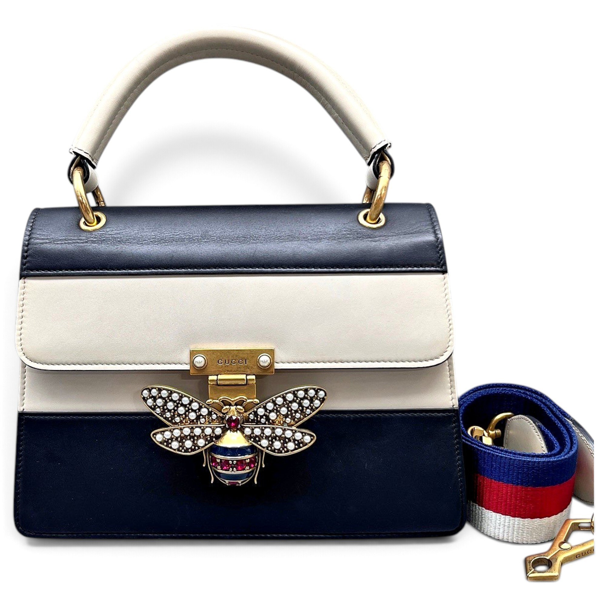 Queen Margaret leather handbag