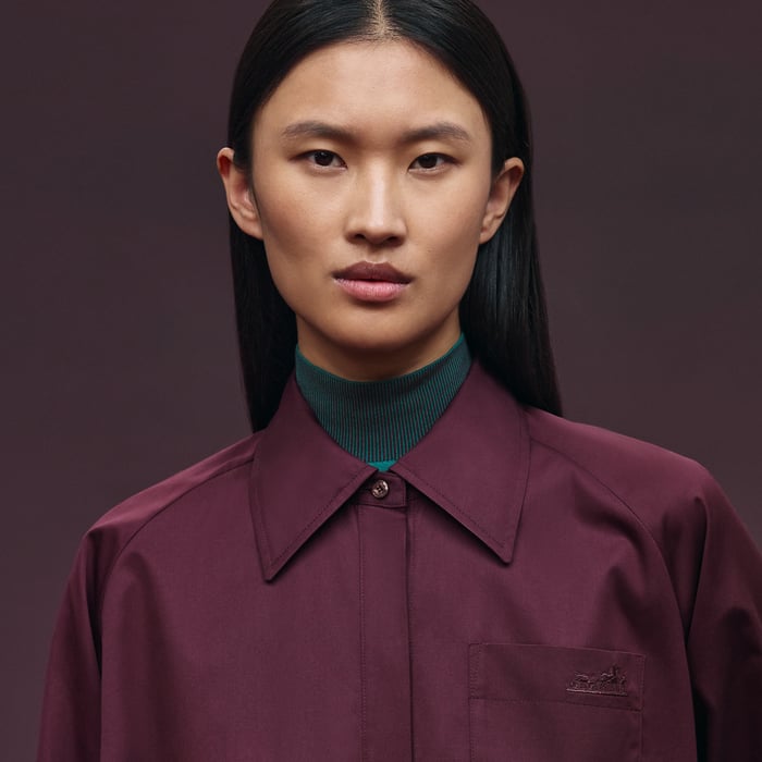 Rouge Bordeaux Shirt Jacket
