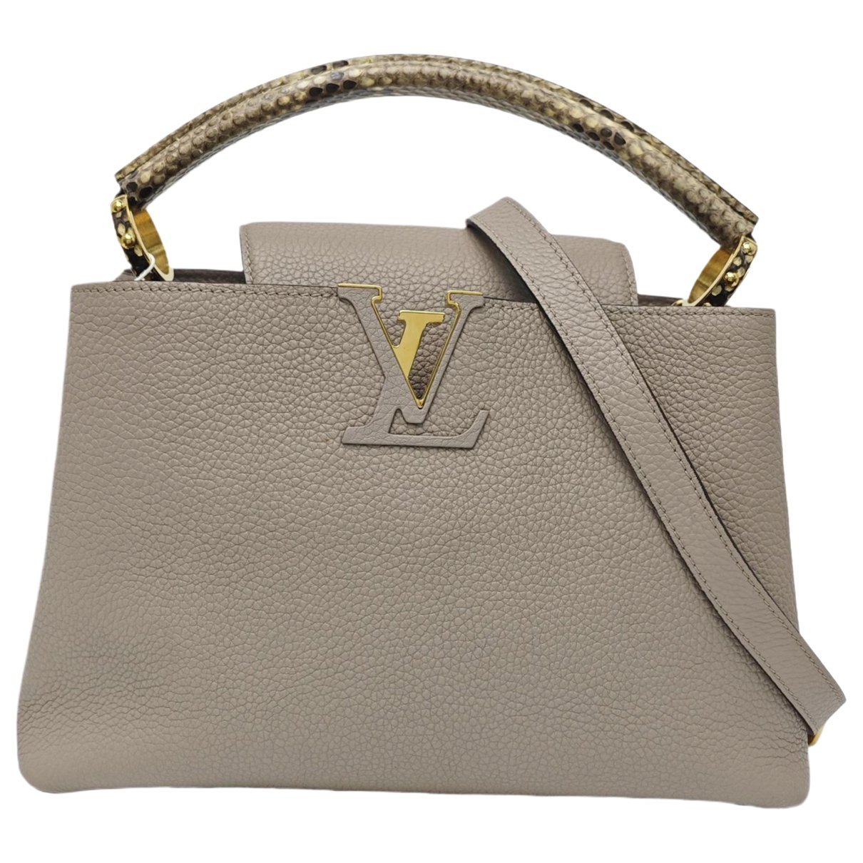 Capucines leather handbag