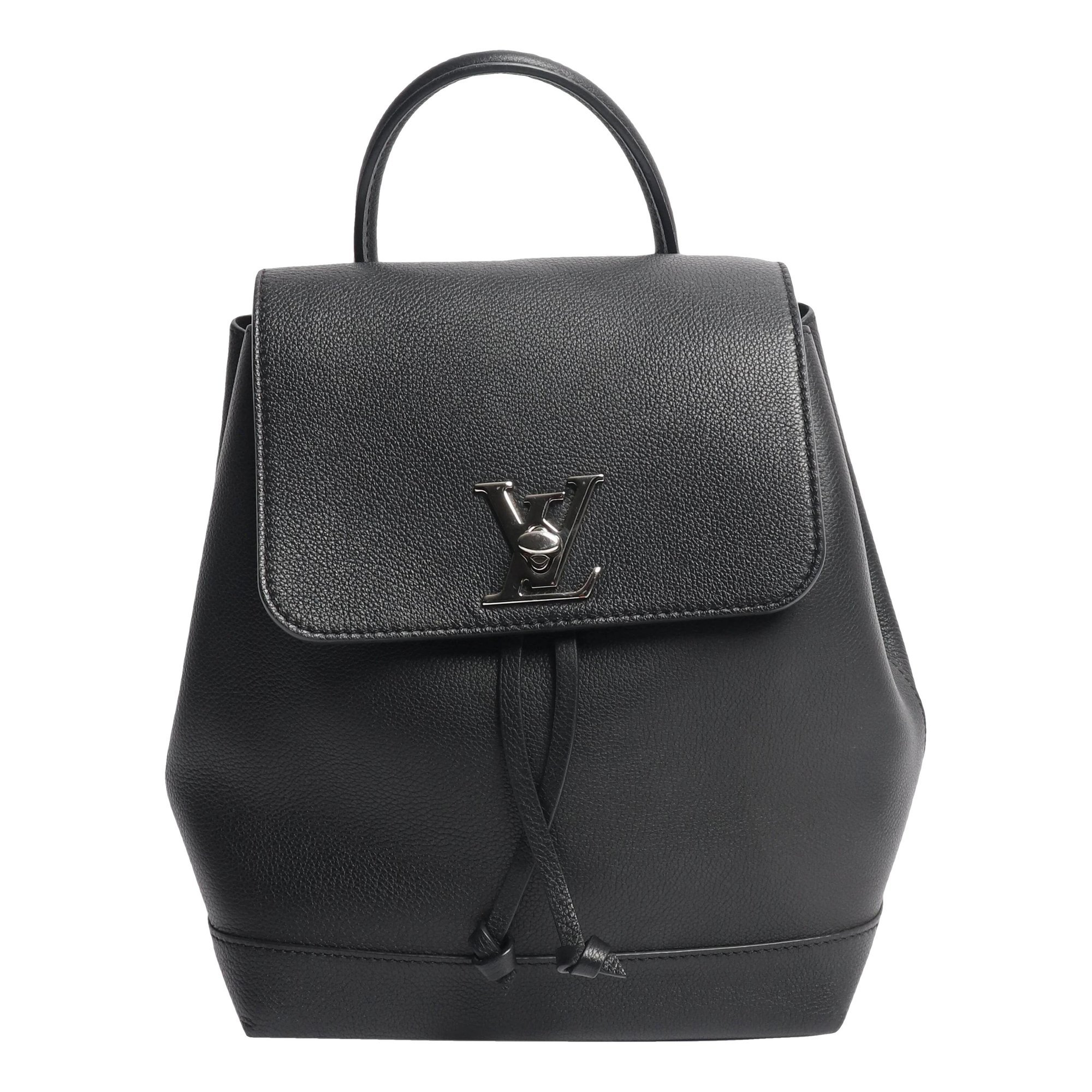 Lockme leather backpack