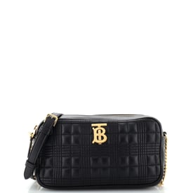 Burberry Lola Camera Bag Quilted Leather Small