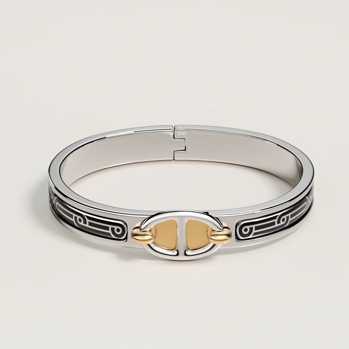 Mini Clic Chaine d'Ancre Hermès Sellier Bracelet