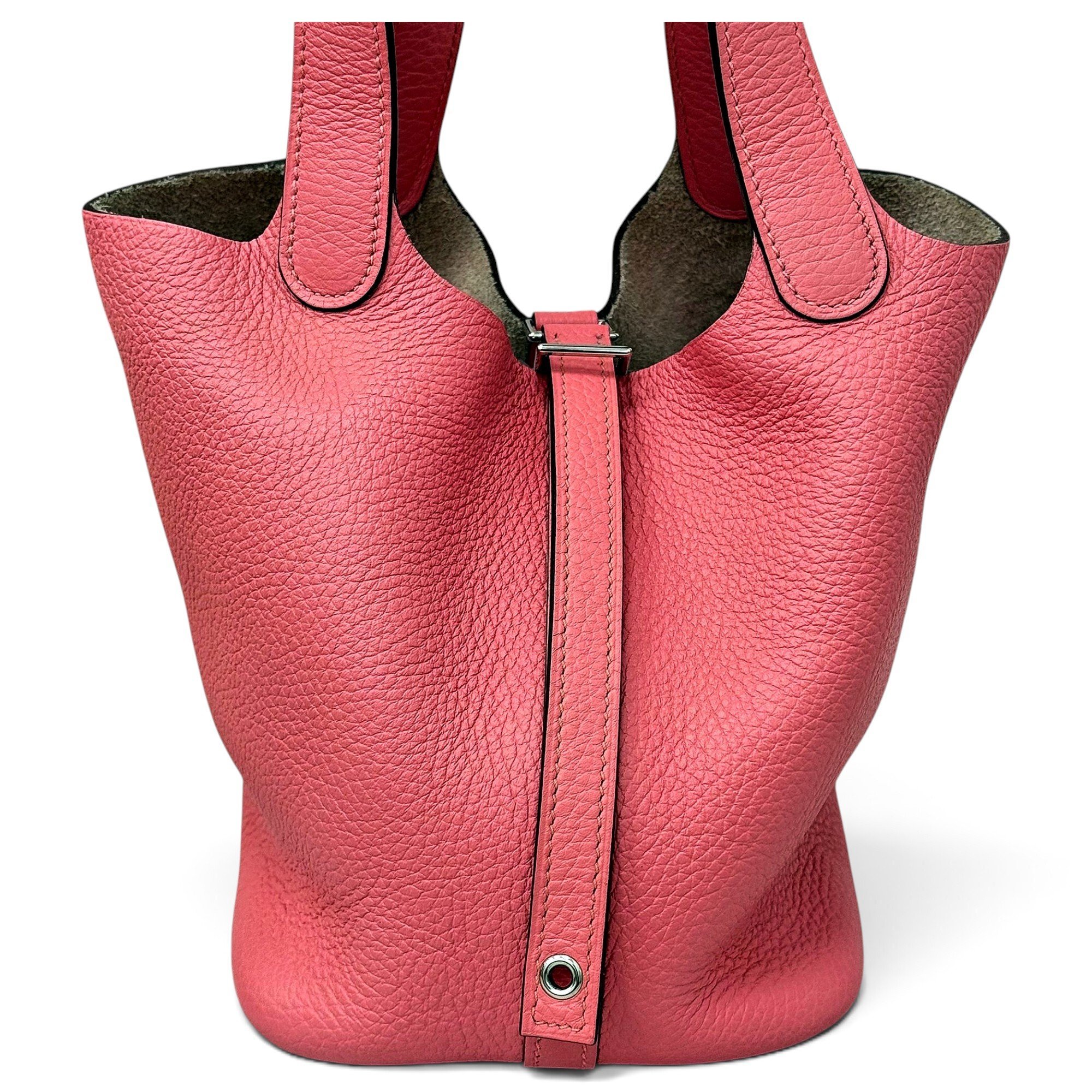Picotin leather handbag