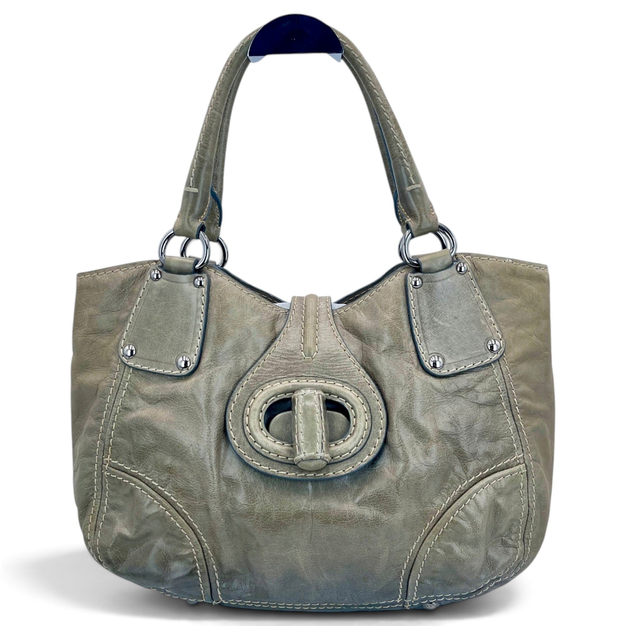 Leather handbag