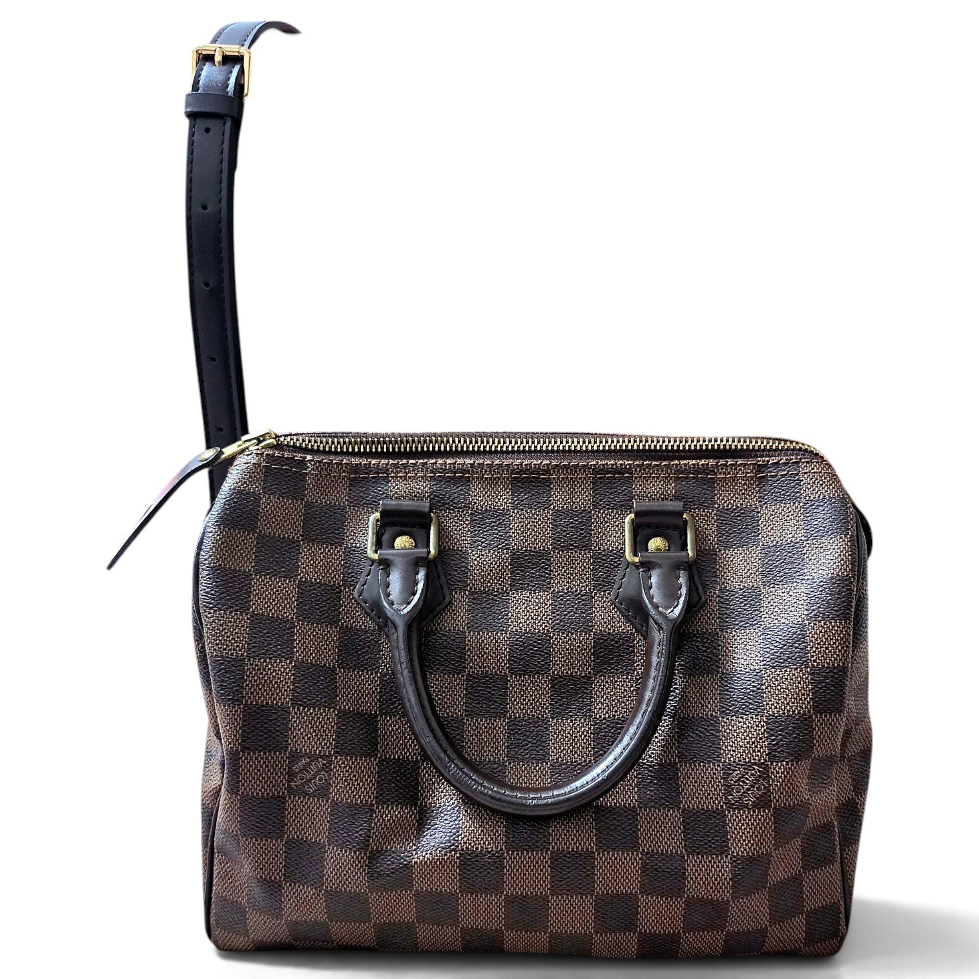 Speedy leather bowling bag