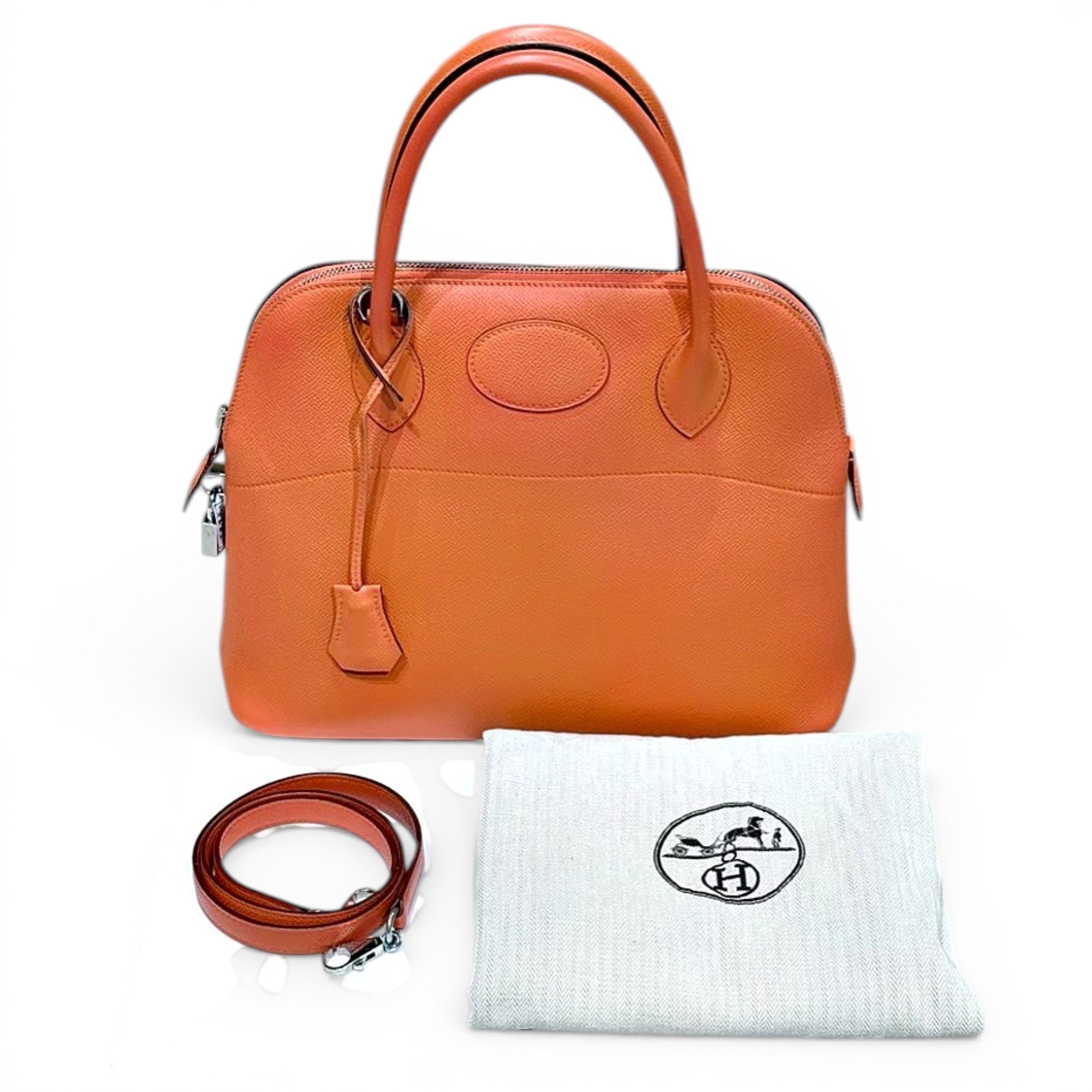 Bolide leather handbag