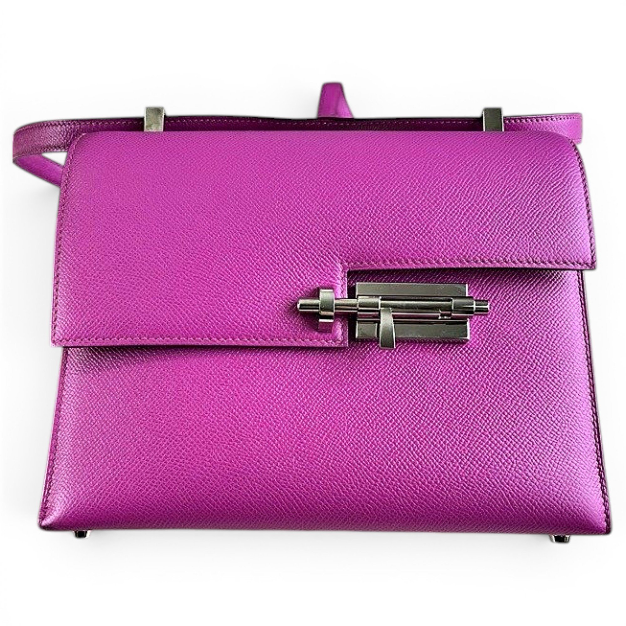 Verrou leather handbag