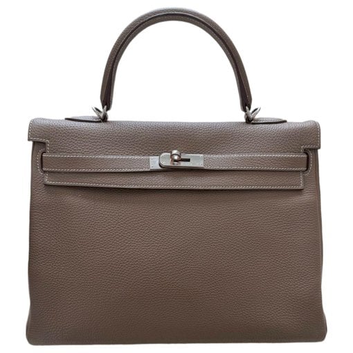Kelly 35 leather handbag