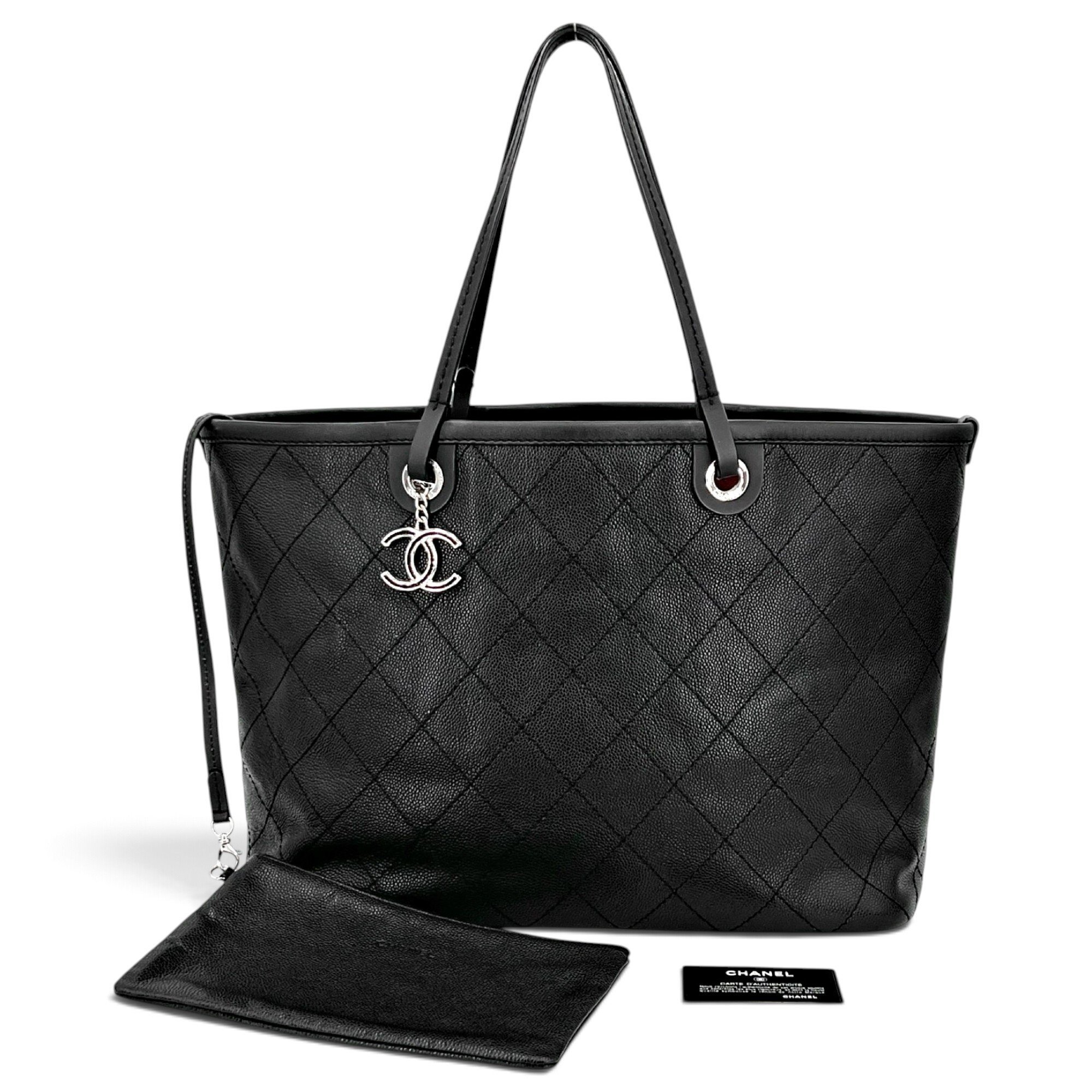 Grand shopping leather tote