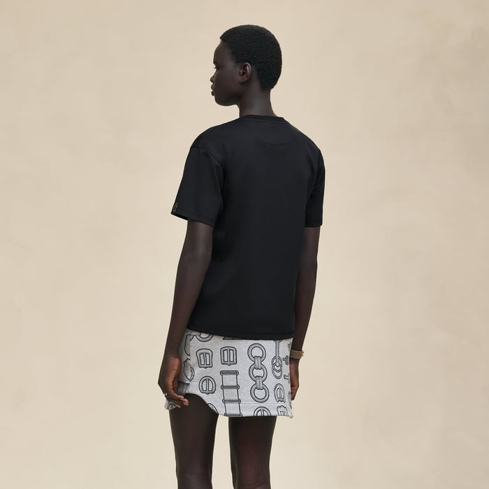 Noir Maxi Printed T-shirt