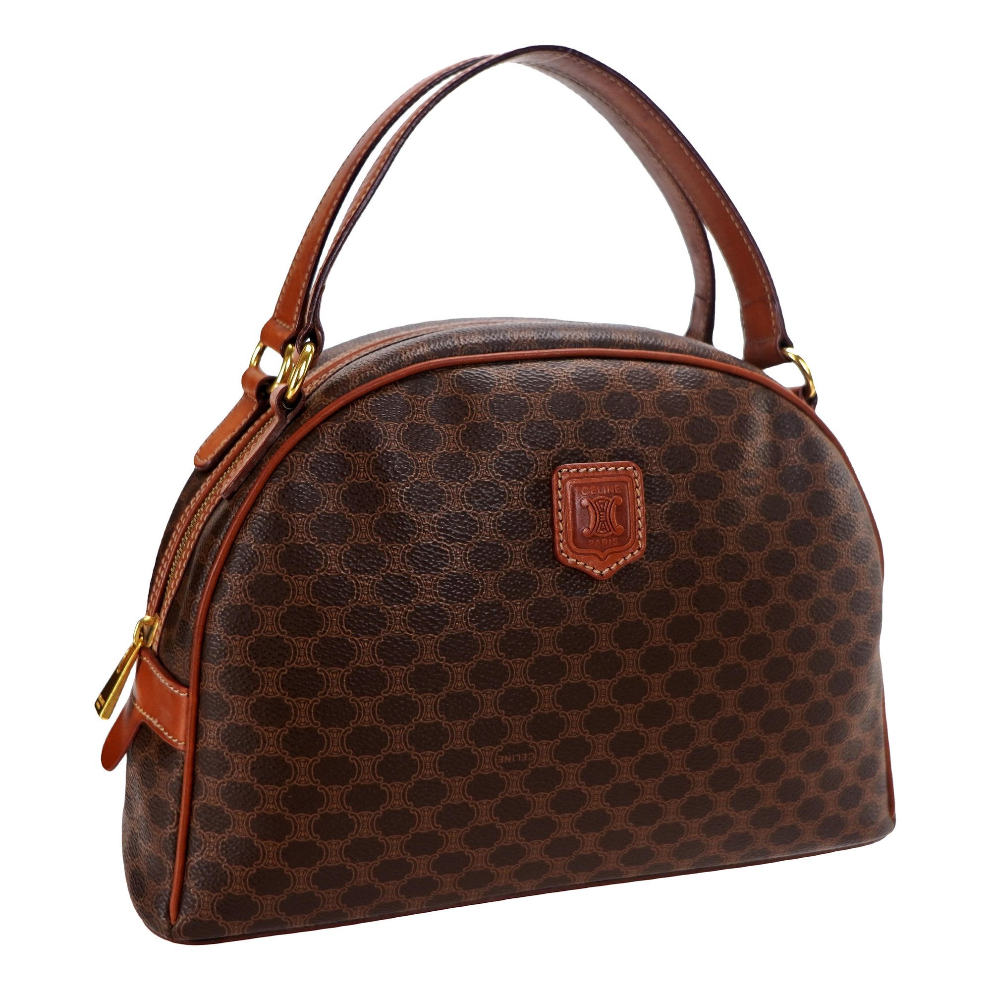 Triomphe leather tote