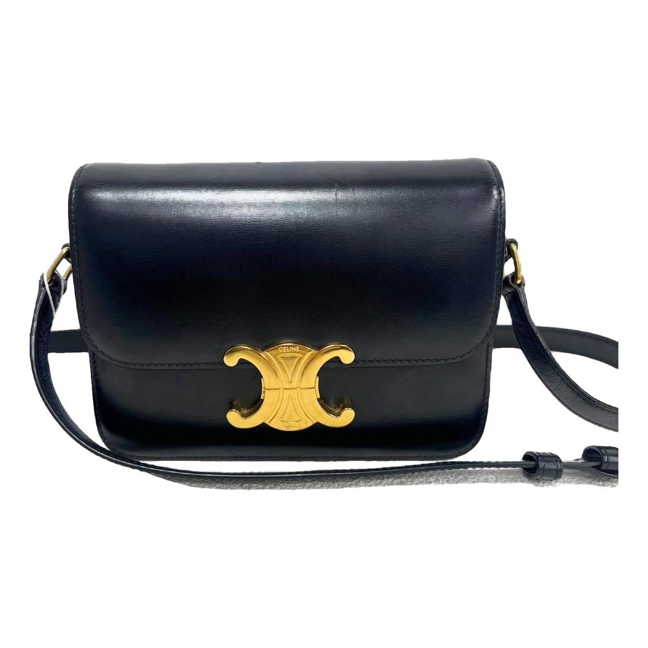 Triomphe leather handbag