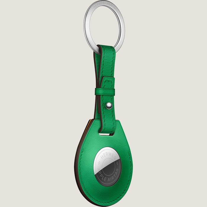 Bambou Apple Airtag Hermès Key Ring