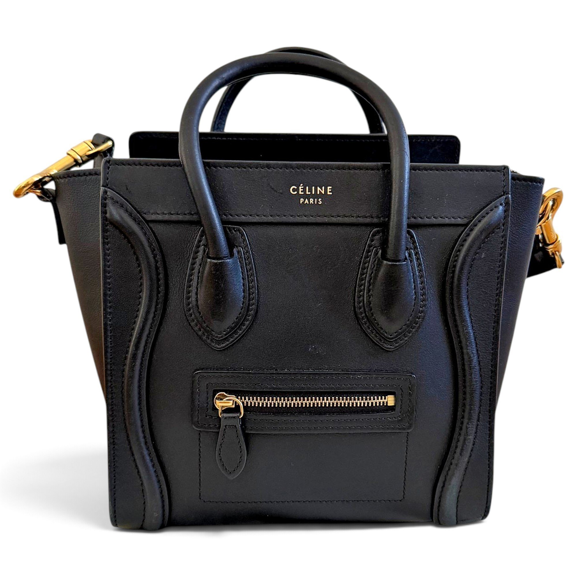 Luggage leather mini bag
