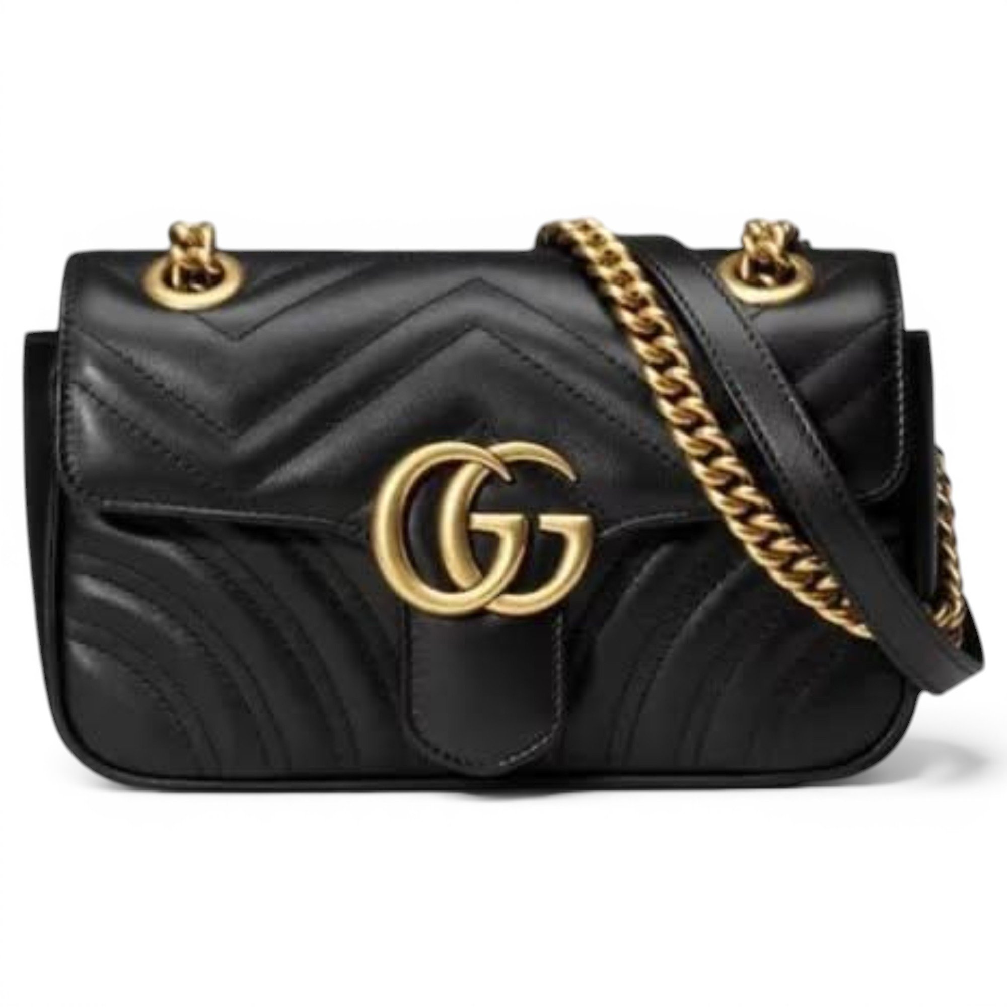 GG Marmont Accordion leather handbag