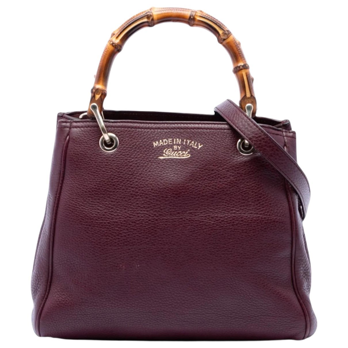 Bamboo leather satchel