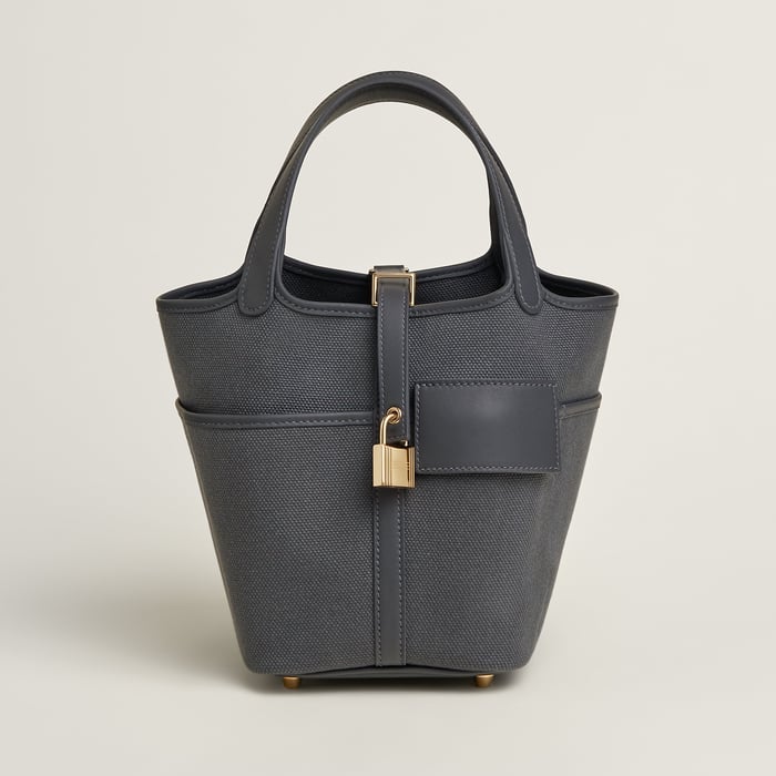 Ardoise Picotin Lock 18 Pocket Bag
