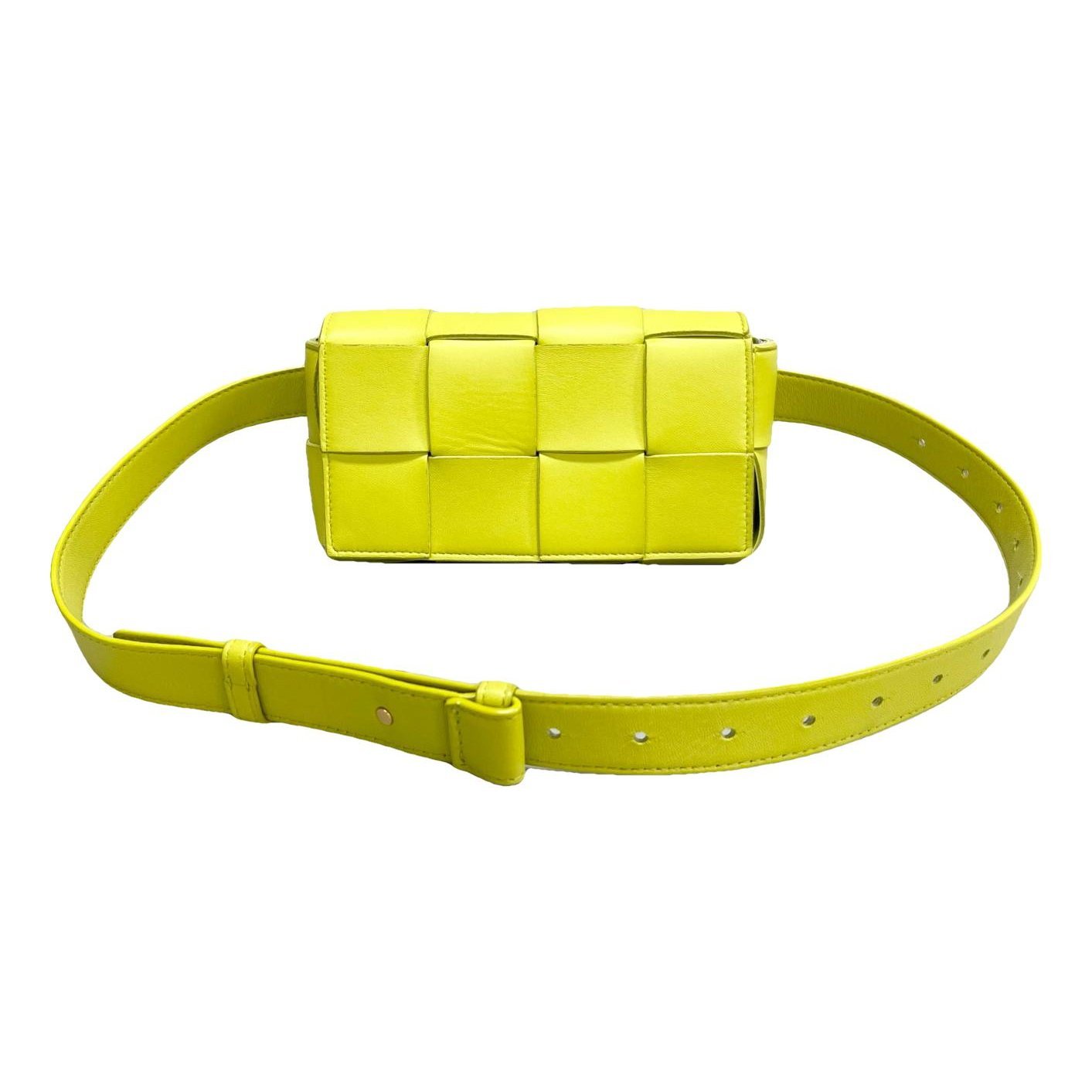 Cassette leather handbag