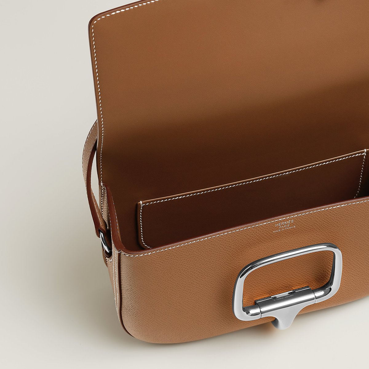 Gold Hermès Della Cavalleria Elan Bag