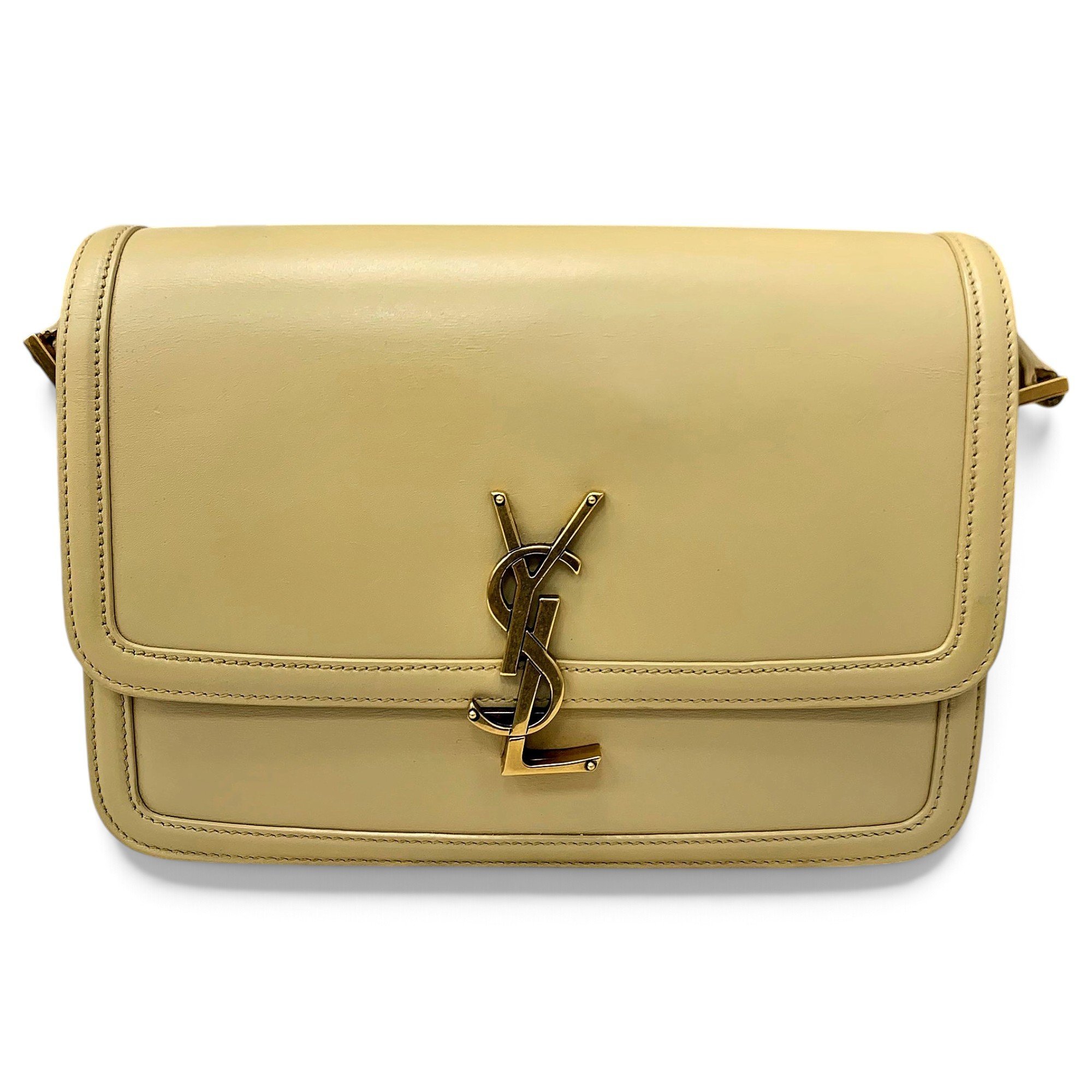 Solférino leather handbag