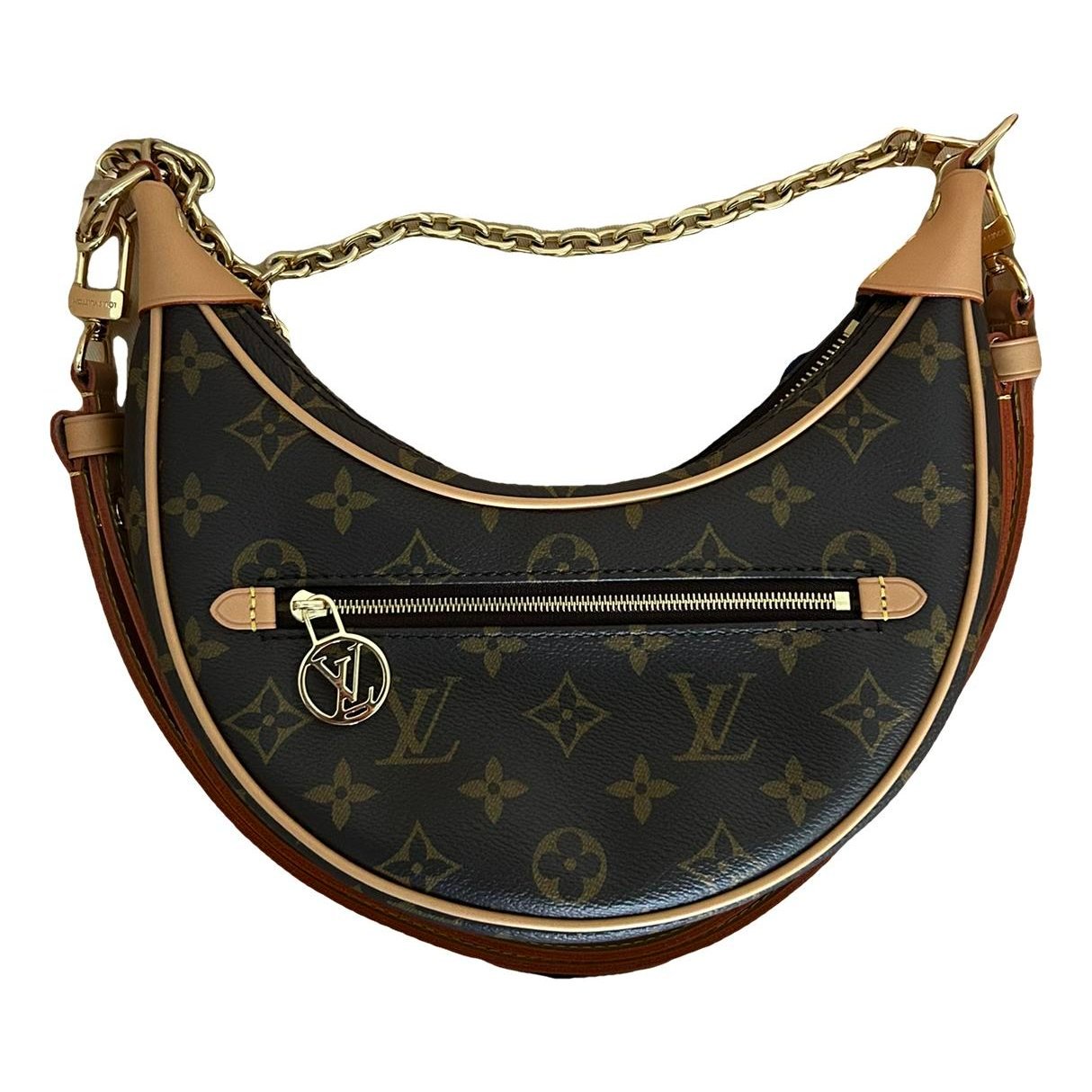 Loop leather crossbody bag