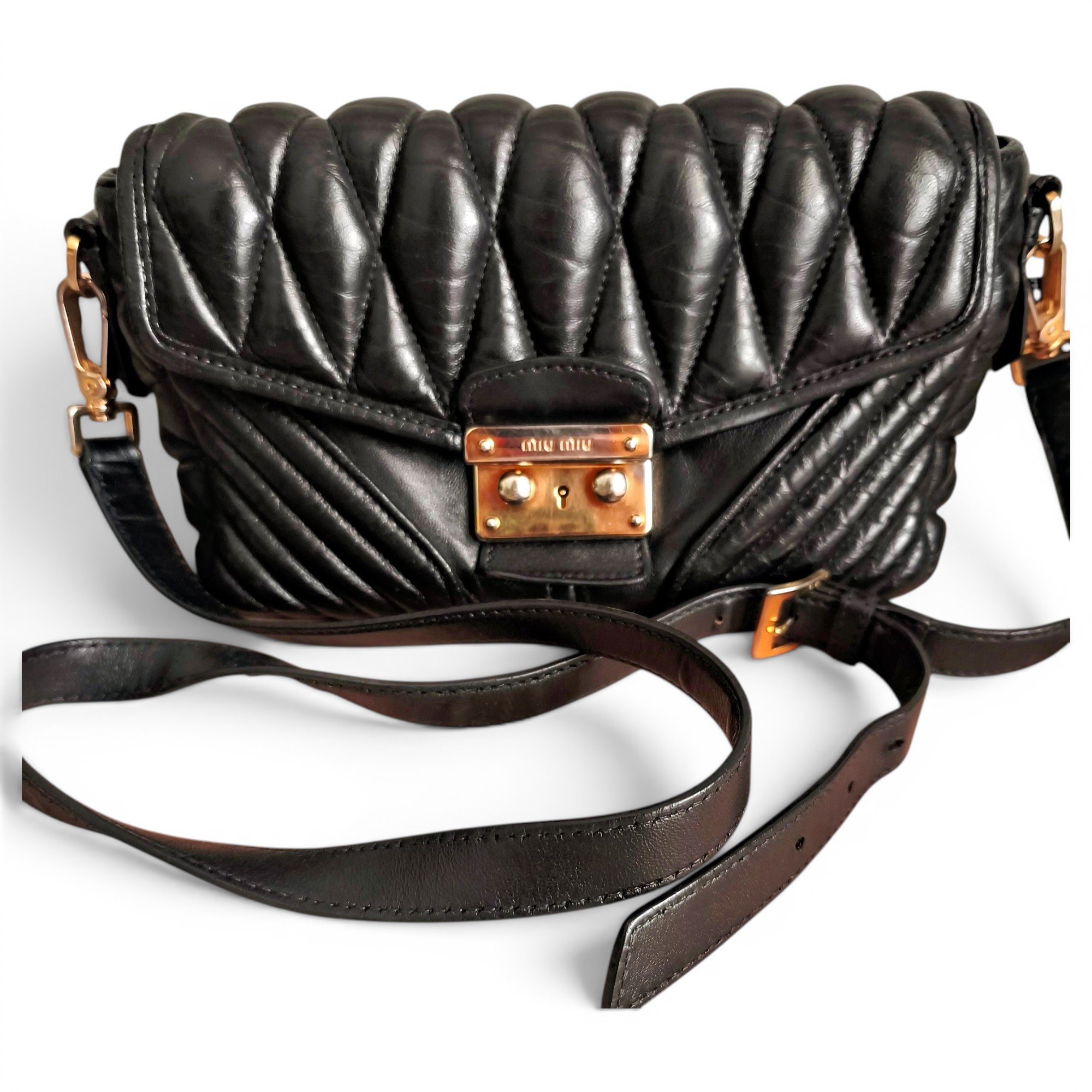 Leather crossbody bag