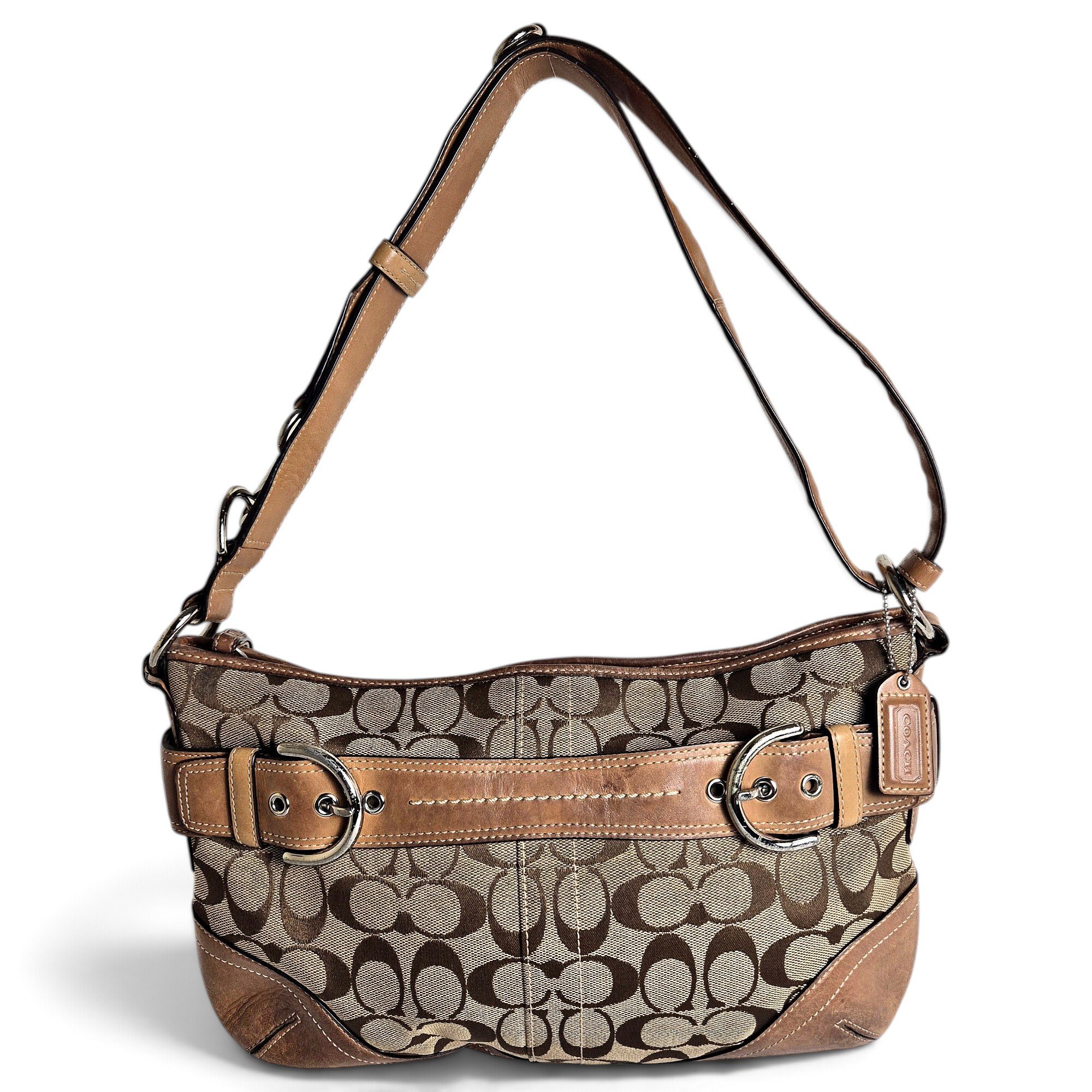 Signature Sufflette leather handbag