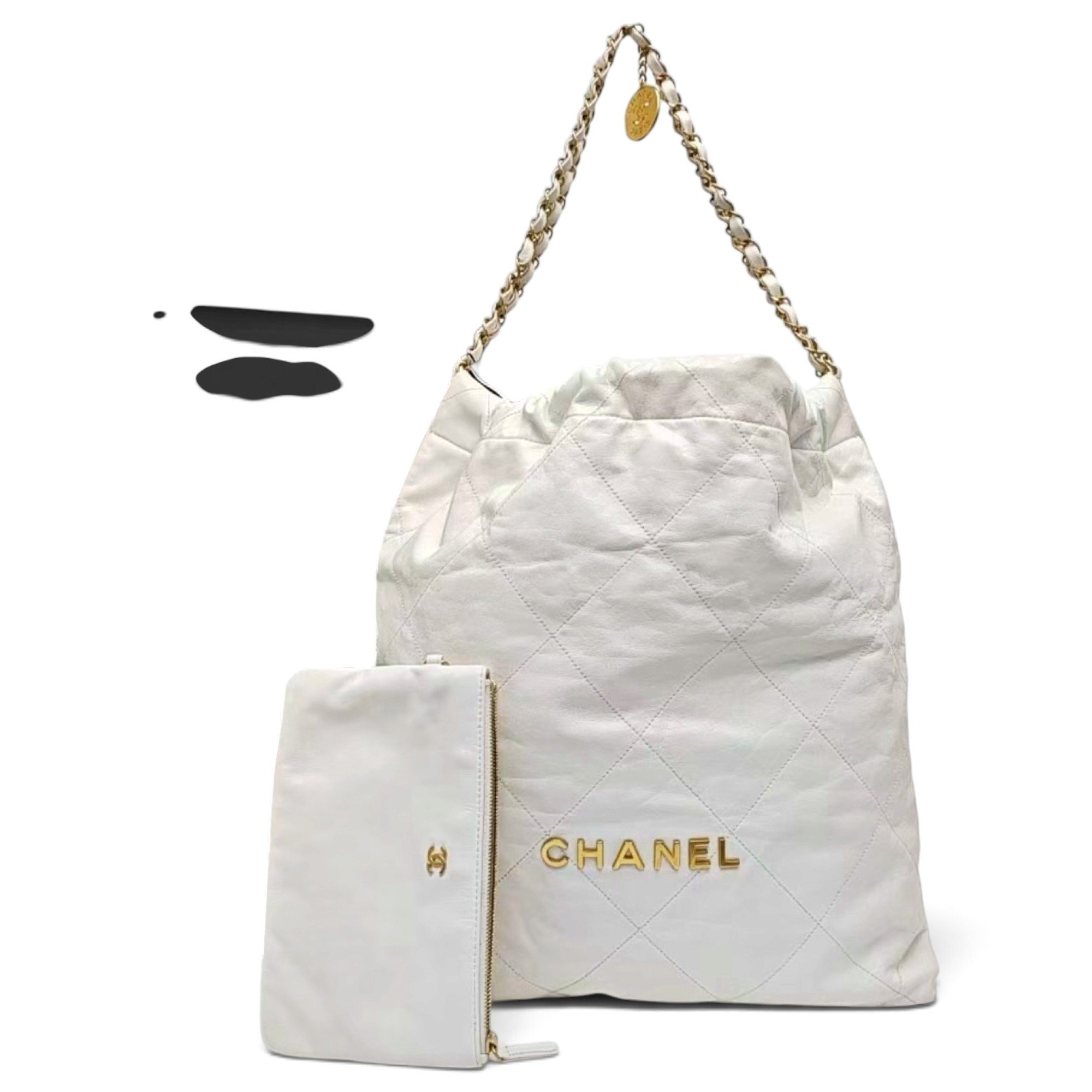 Chanel 22 leather tote