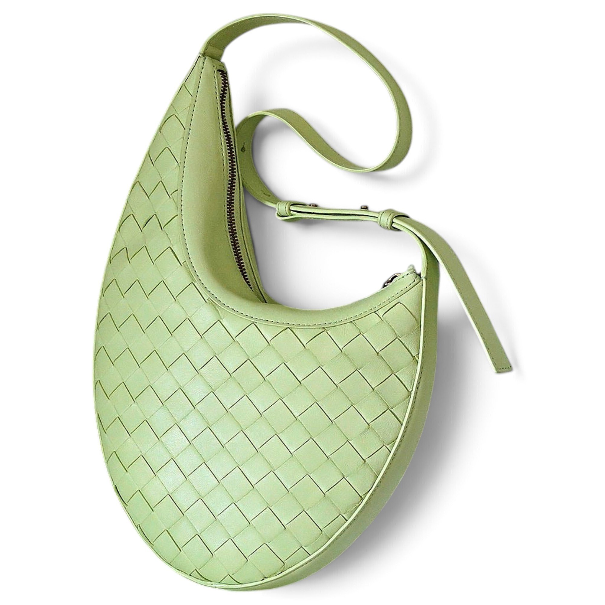 Loop leather handbag
