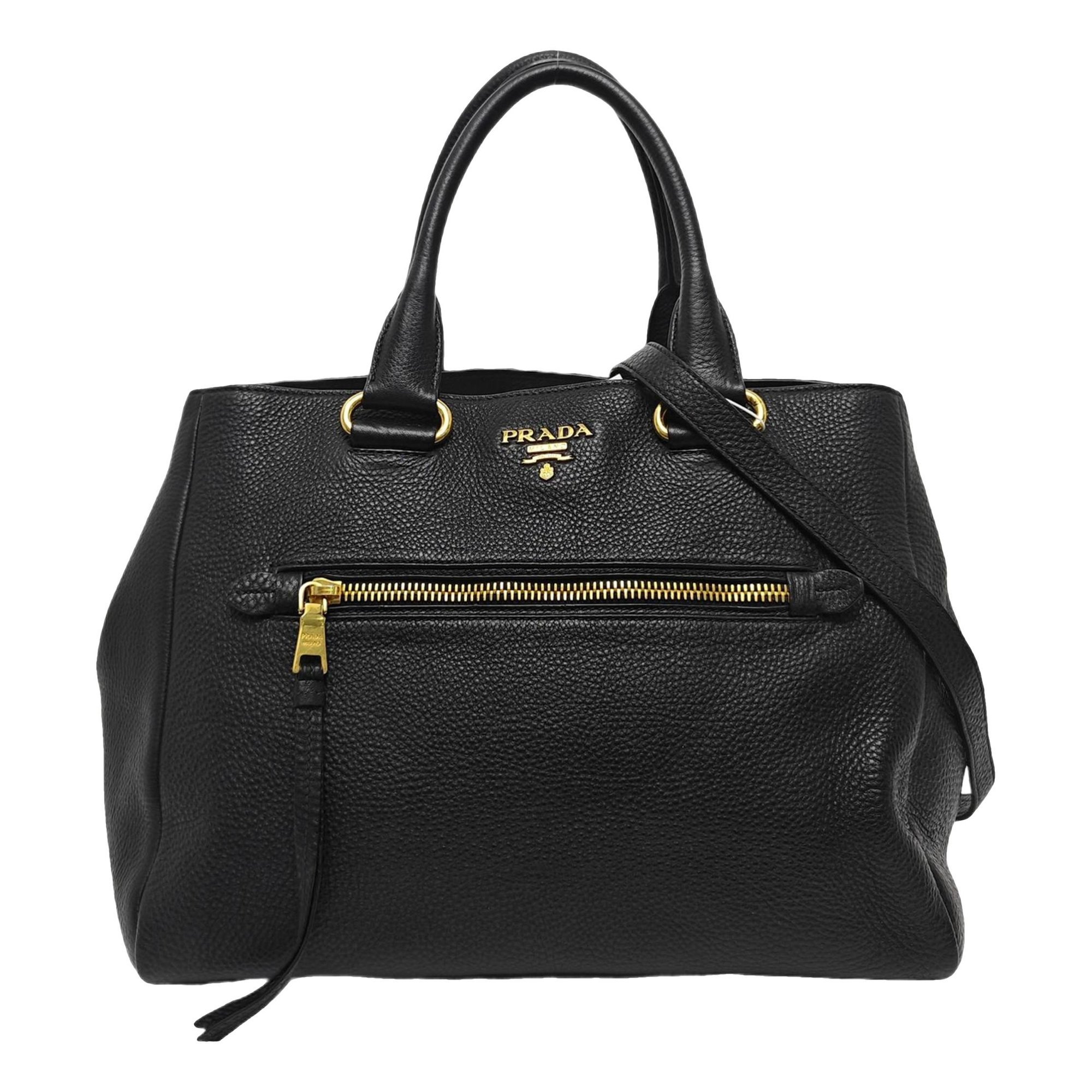 Leather tote