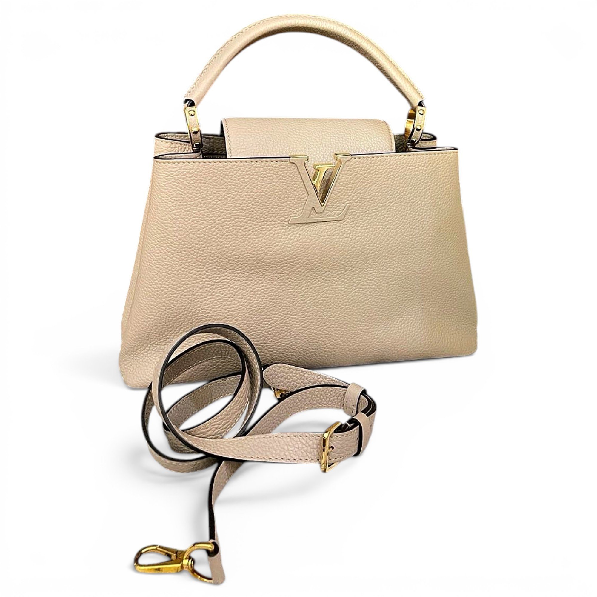 Capucines leather handbag