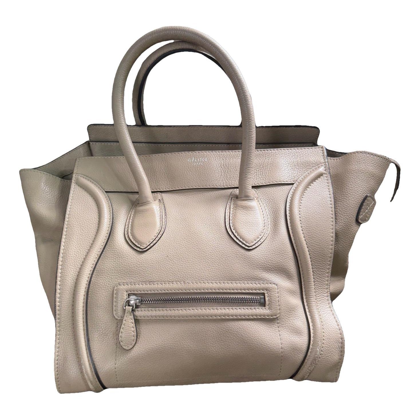 Luggage leather handbag