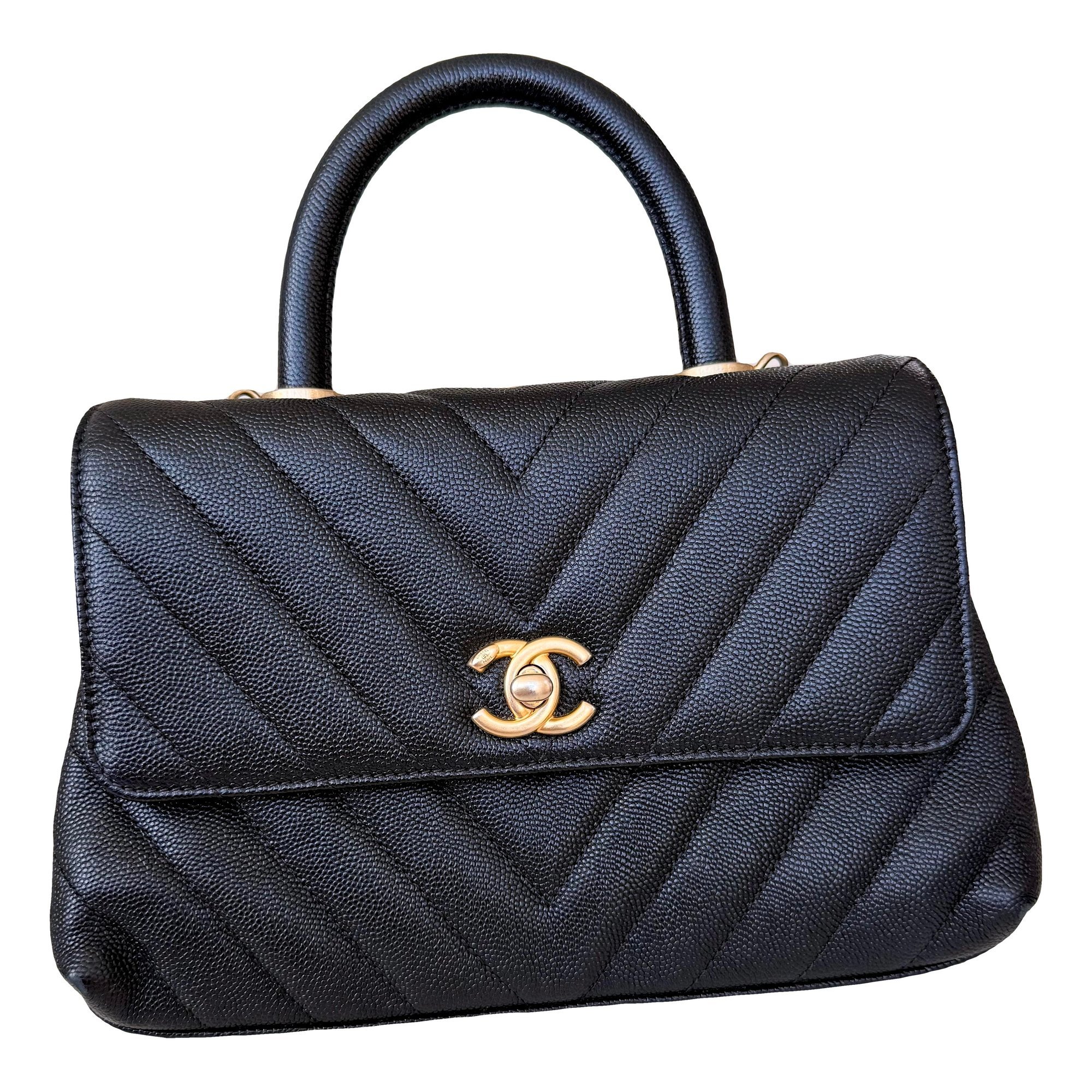 Coco Handle leather handbag