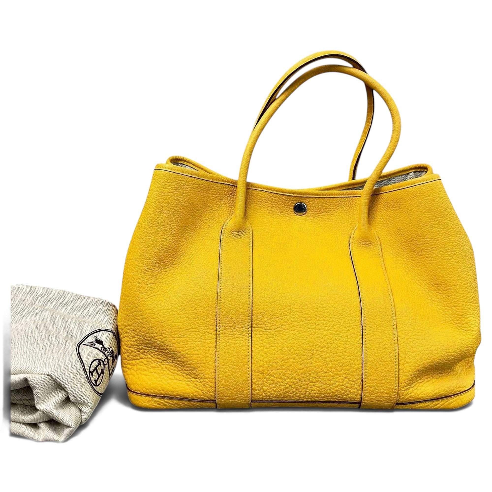 Garden Party leather handbag