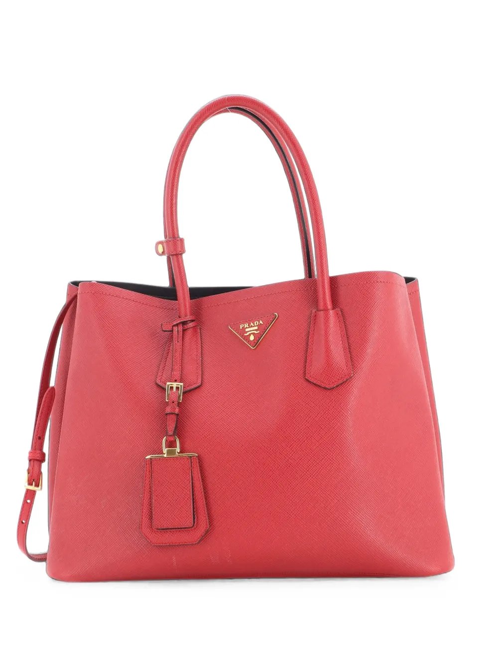 Cuir Double Saffiano Leather Large tote bag