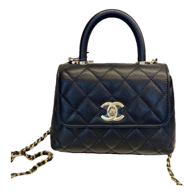 Coco Handle leather handbag