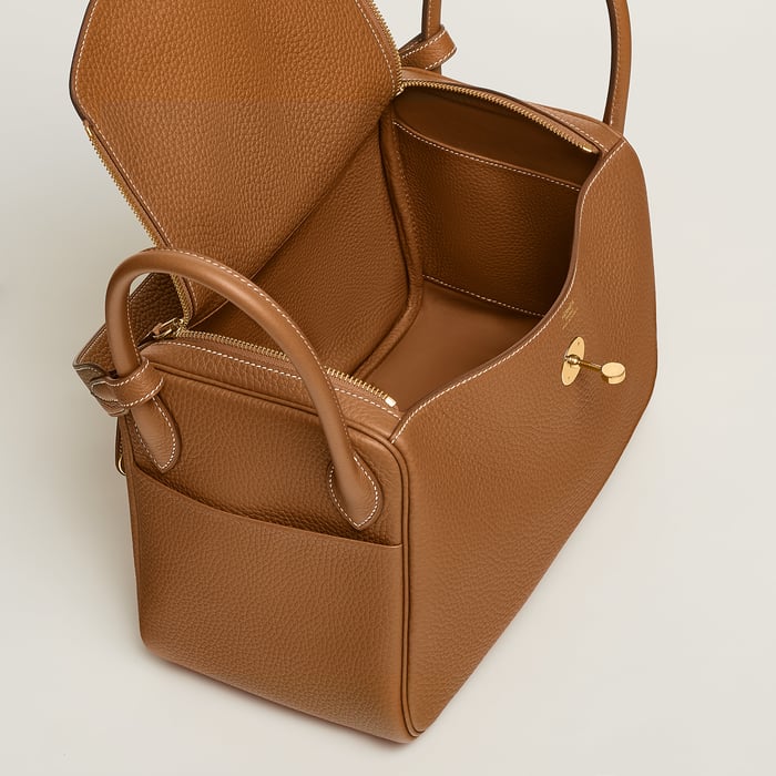 Gold Lindy 30 Bag