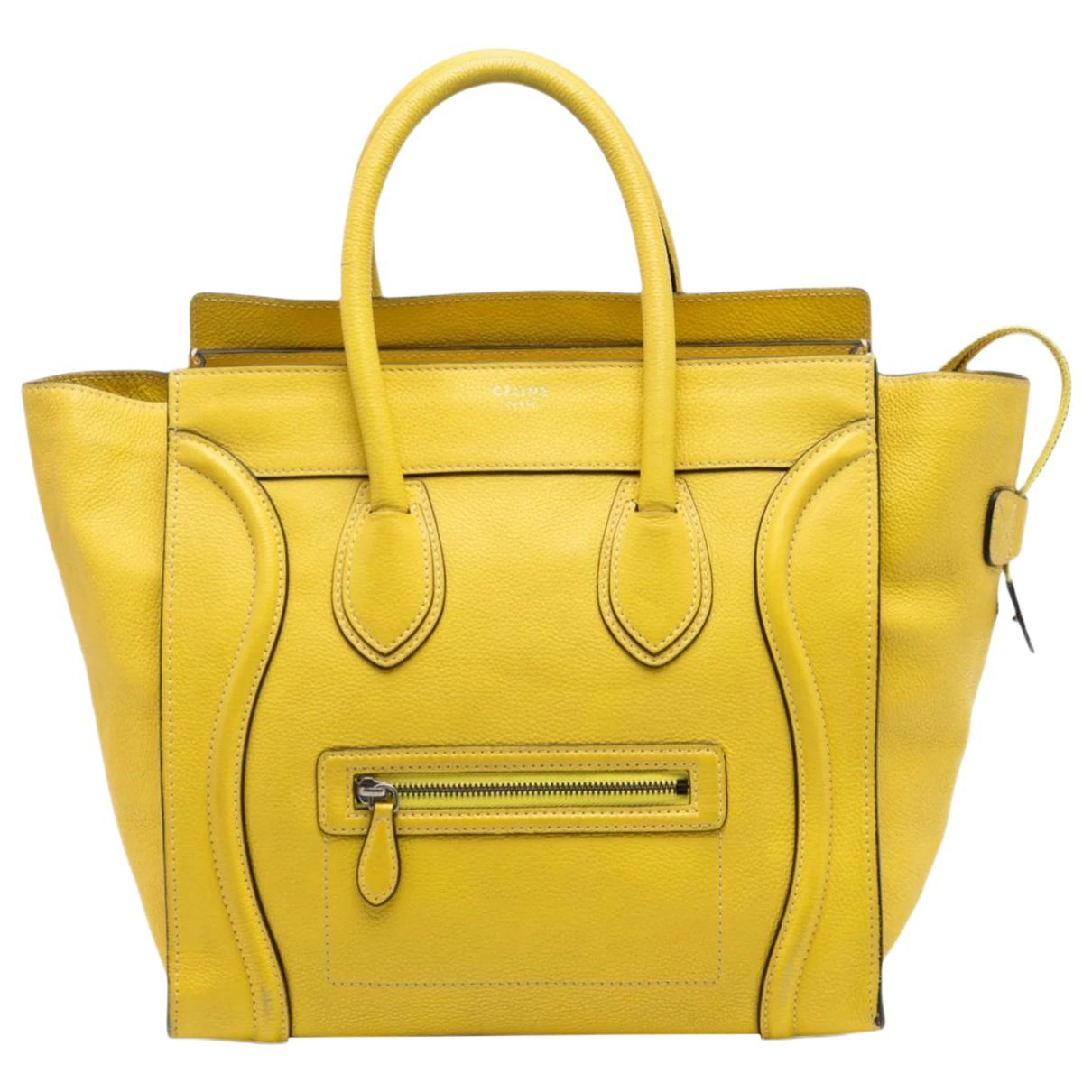 Luggage leather tote