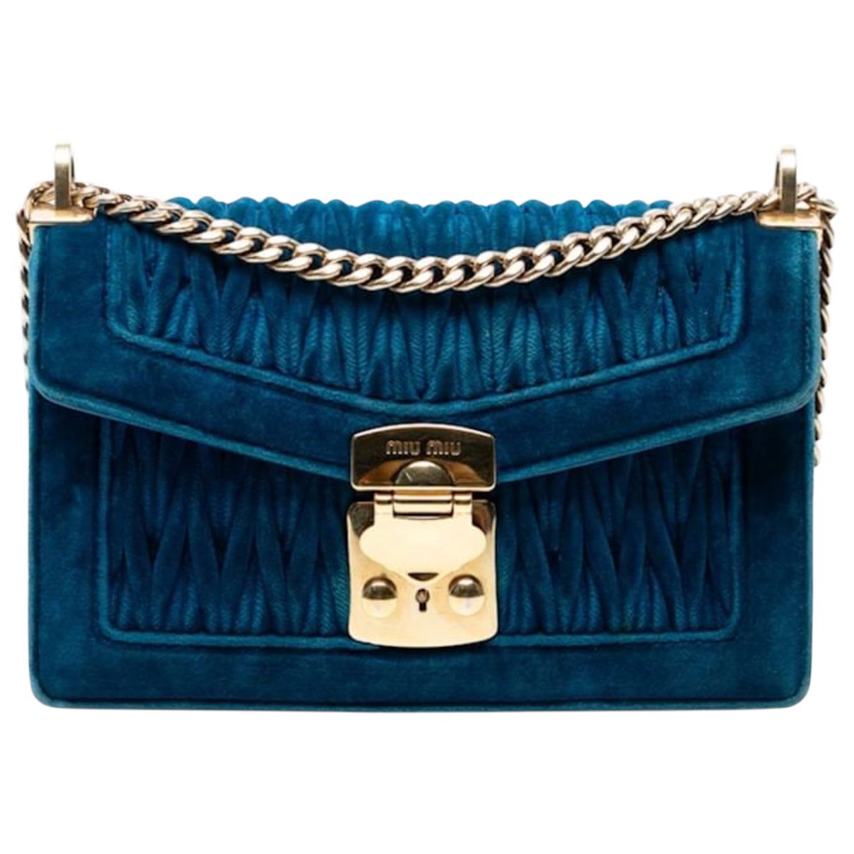 Miu Confidential velvet handbag
