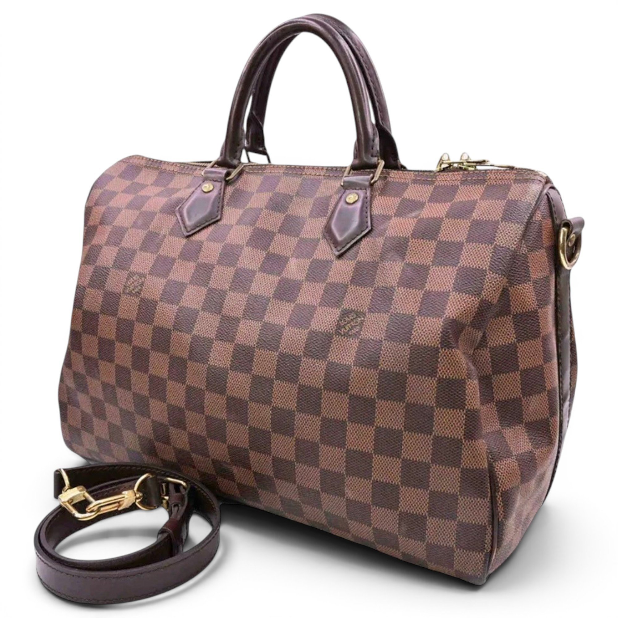 Speedy leather handbag
