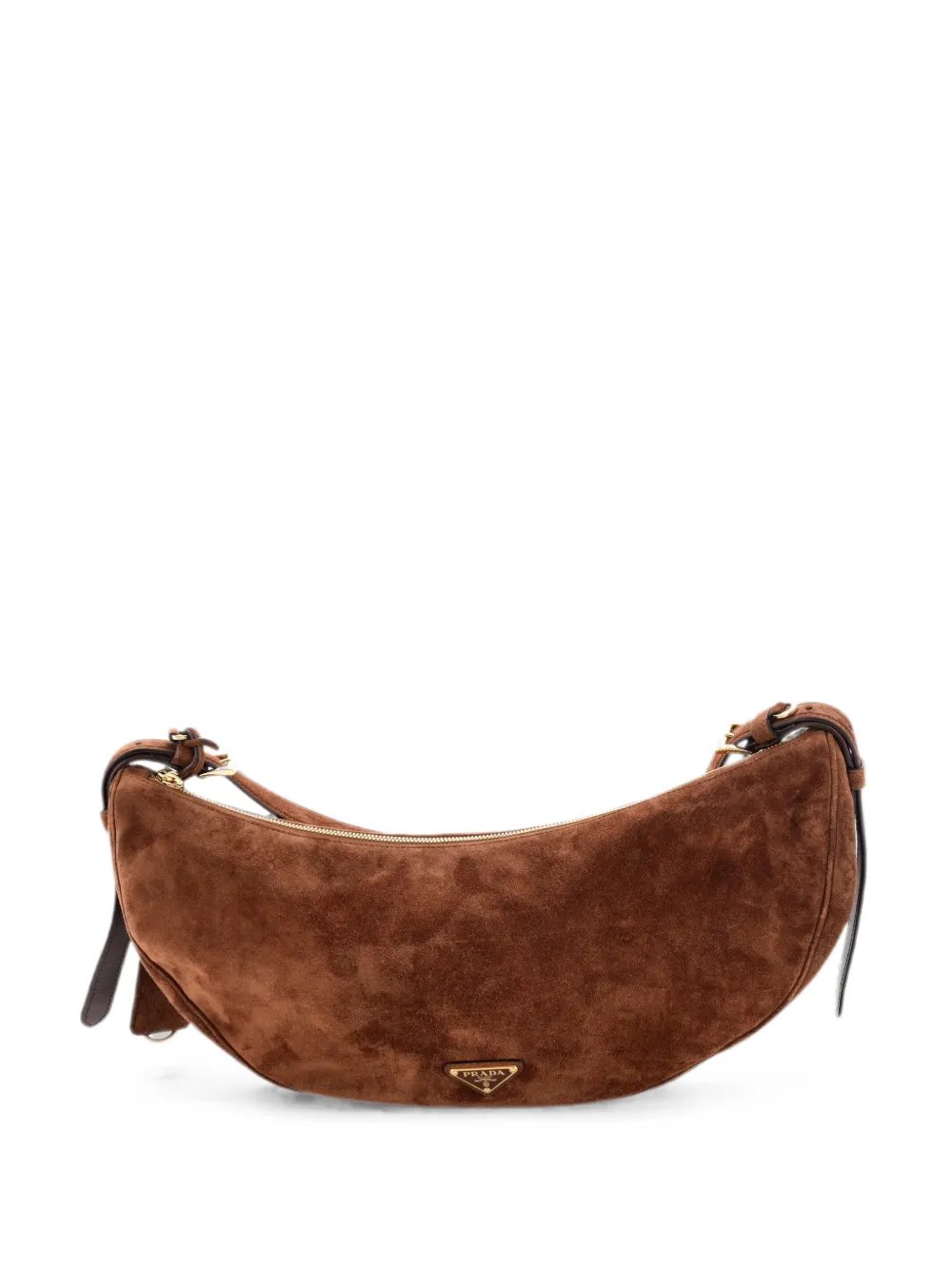 Demi-Lune Suede Large shoulder bag