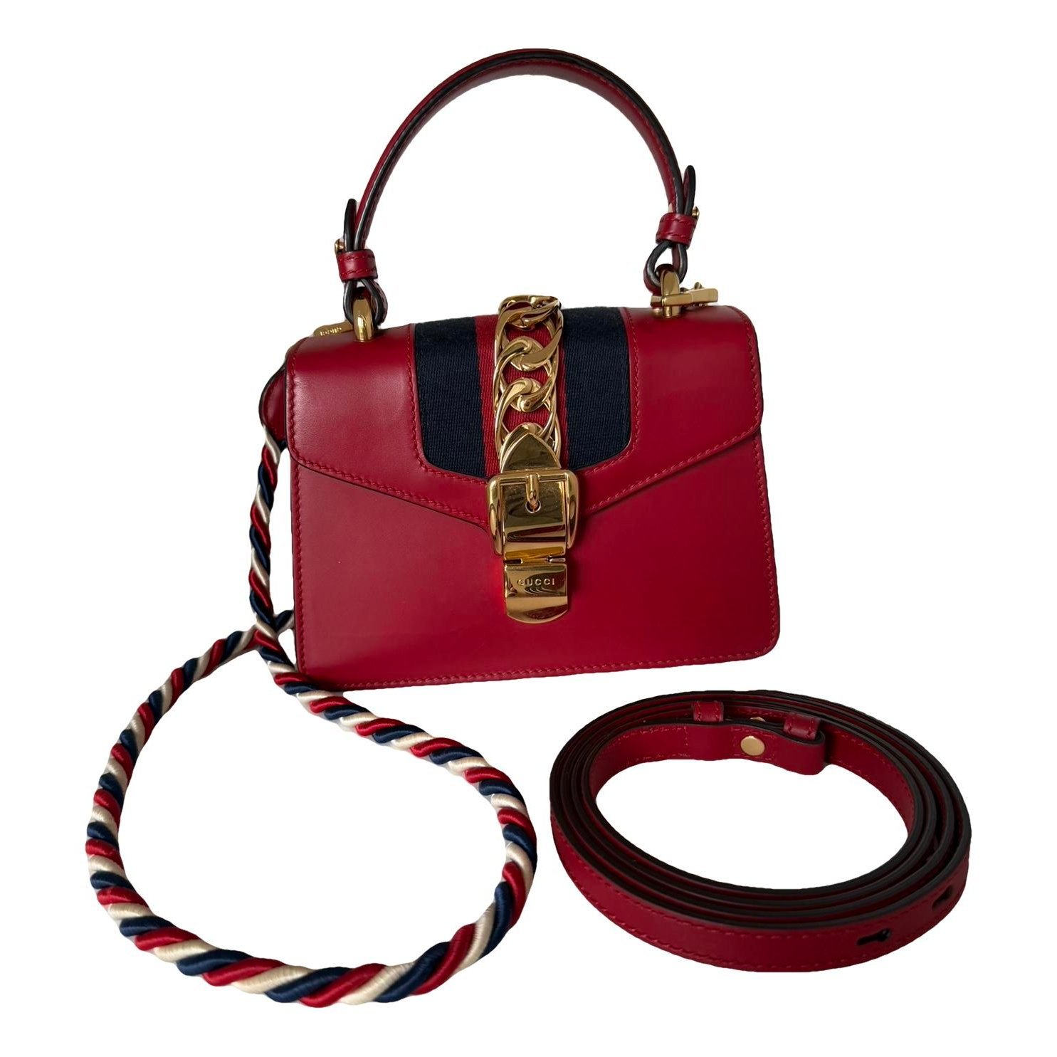 Sylvie Top Handle leather handbag