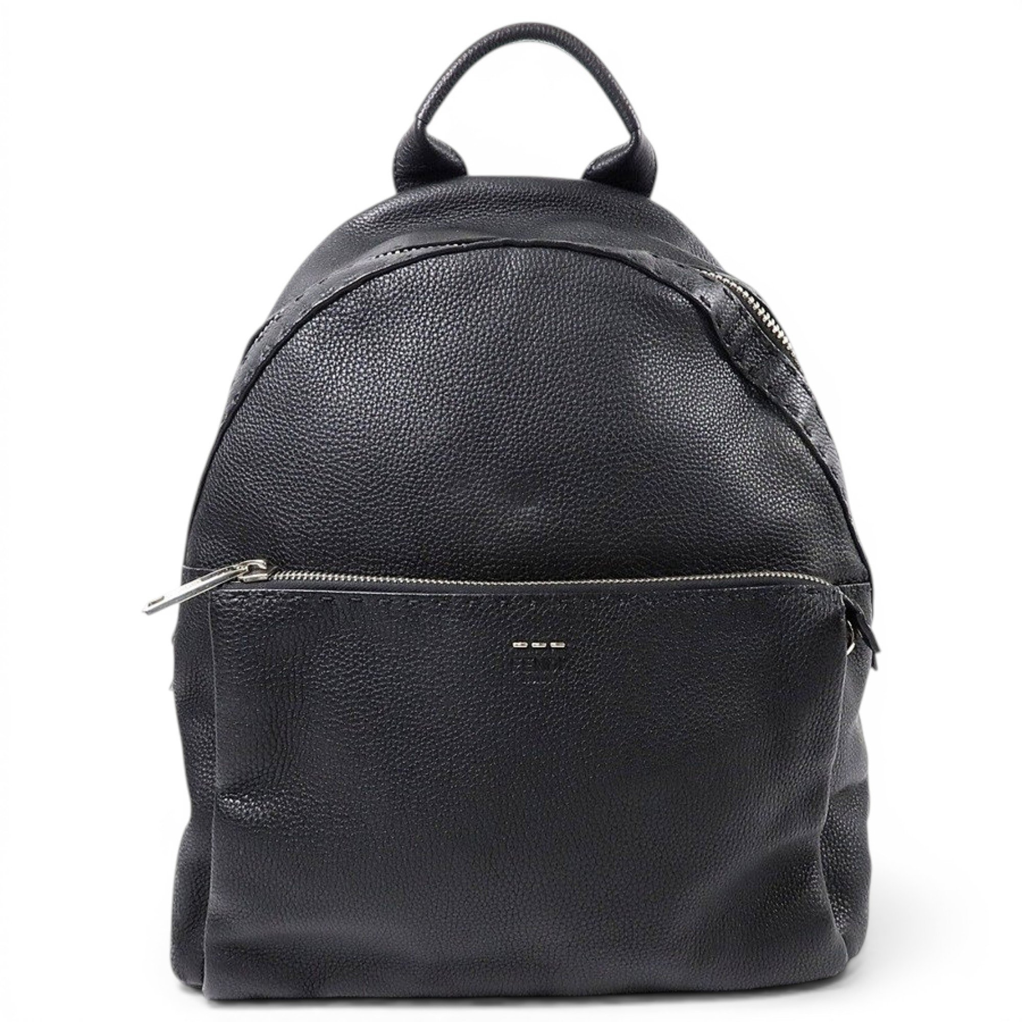 Fendi Back to school leather backpack
