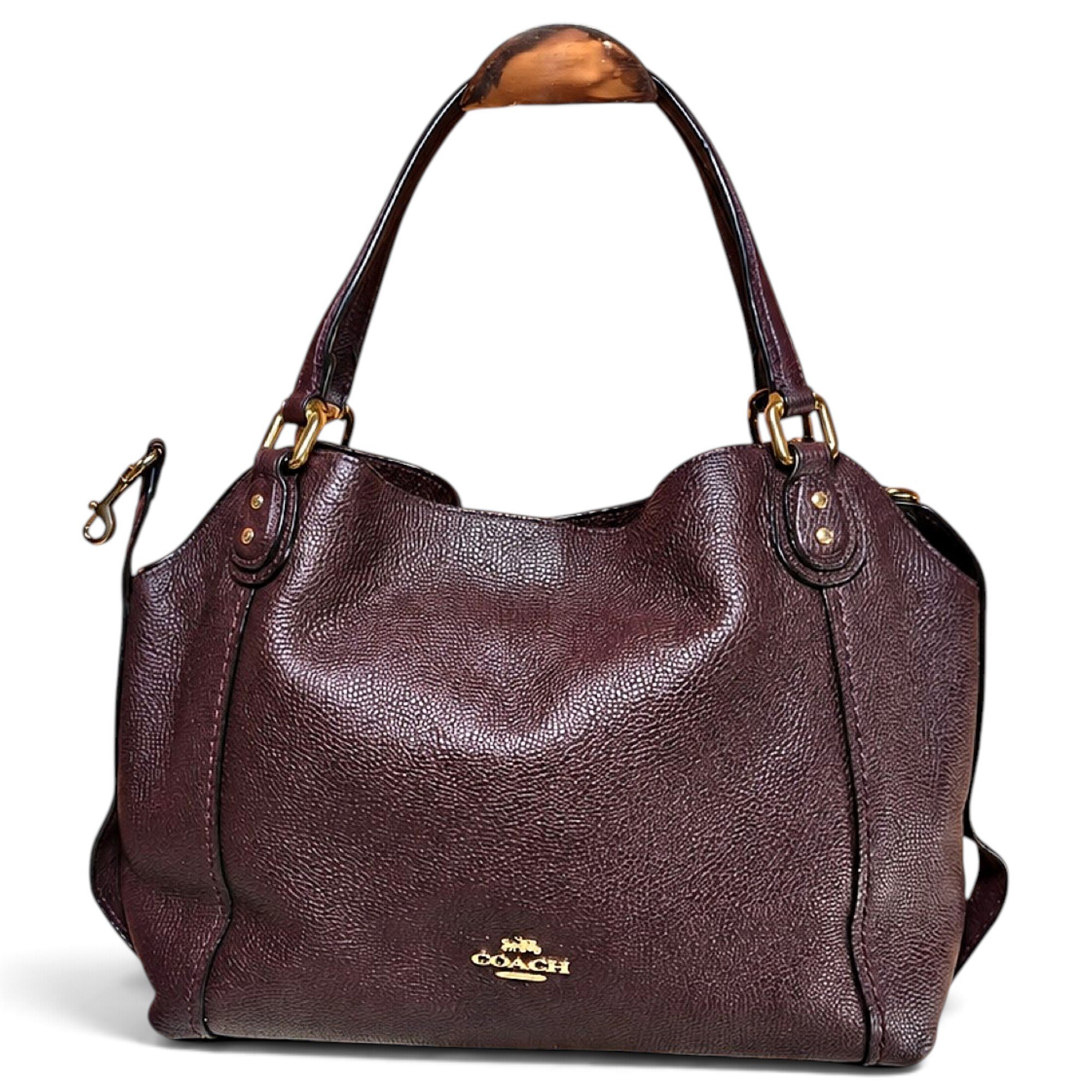Coach Edie leather handbag