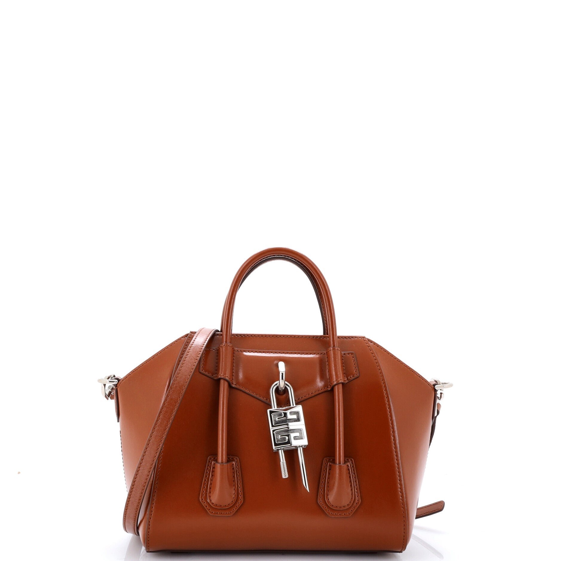 Antigona Lock Bag Leather Mini