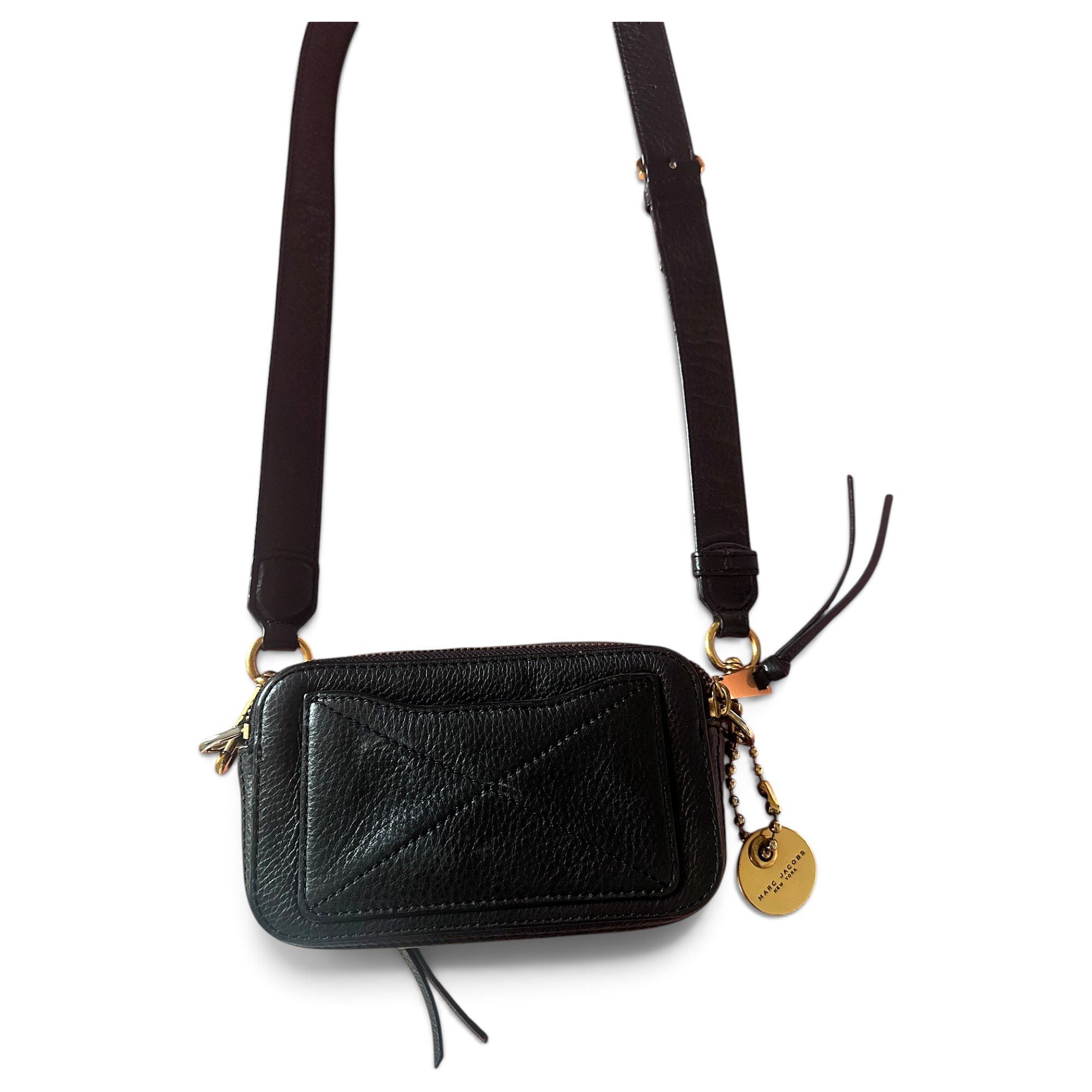 Snapshot leather crossbody bag