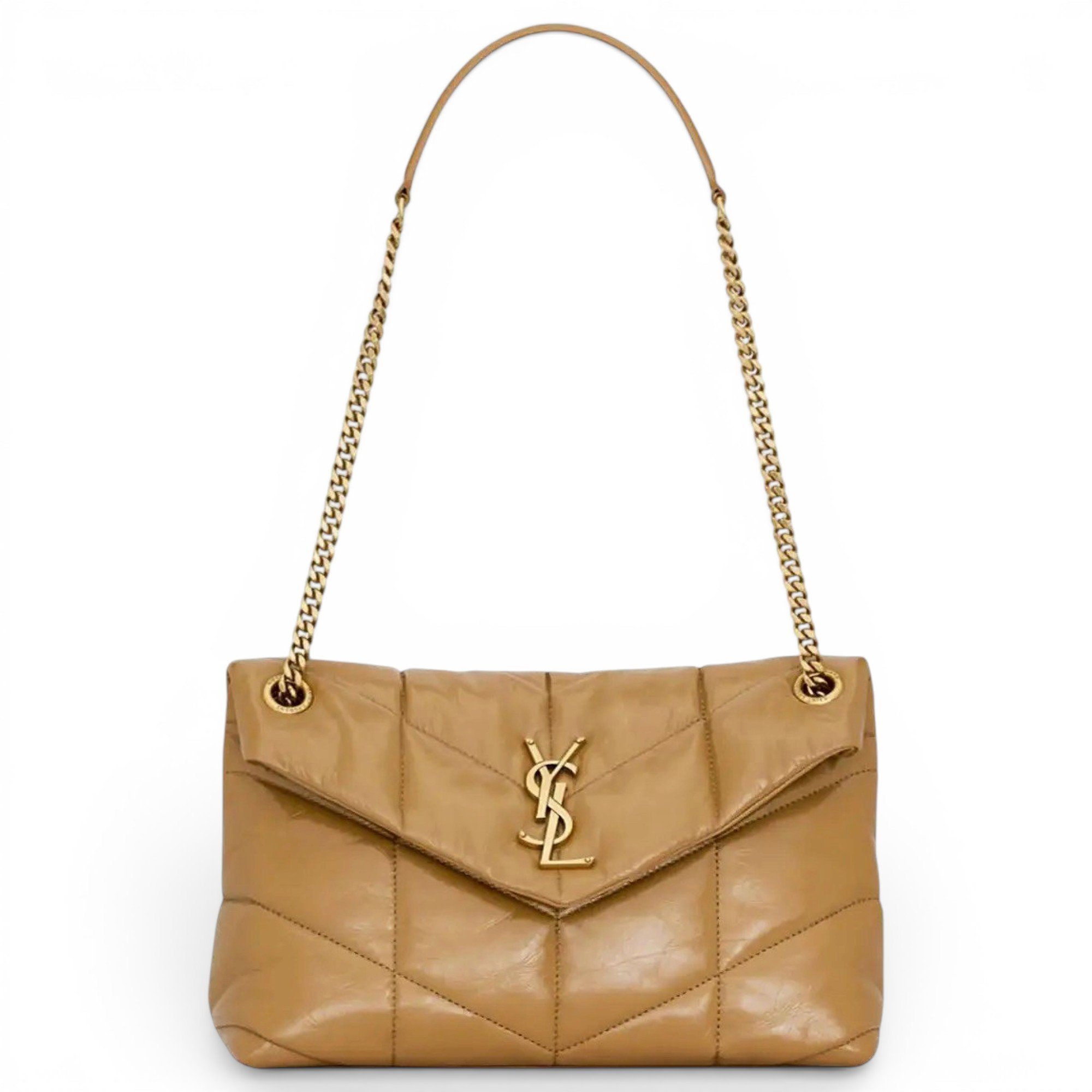 Loulou Puffer leather crossbody bag