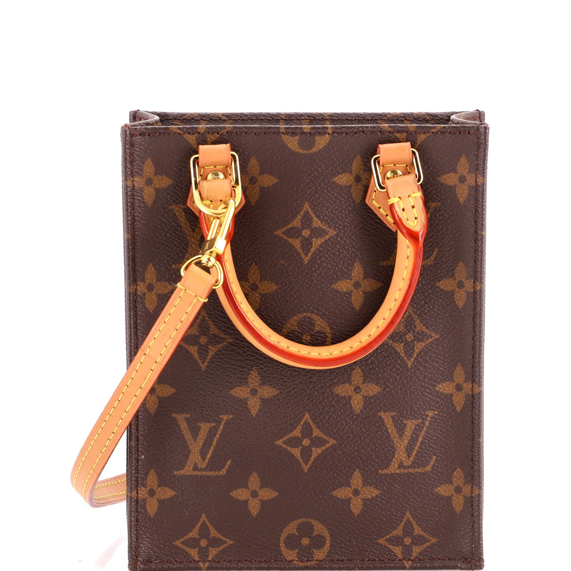 Petit Sac Plat Bag Monogram Canvas