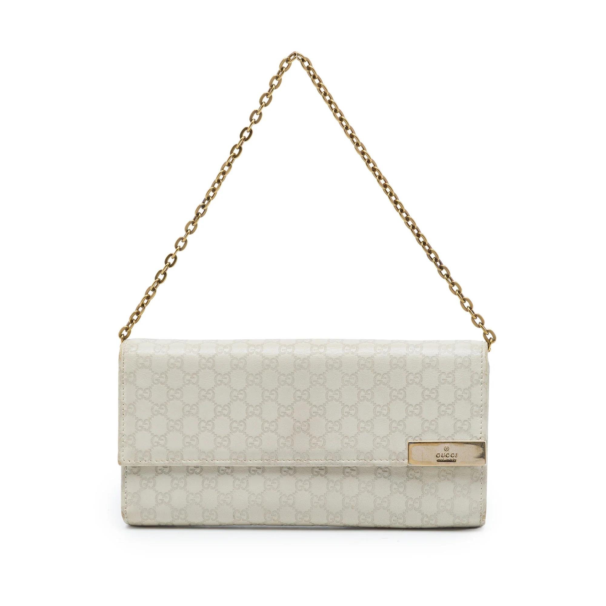 Gucci B leather handbag